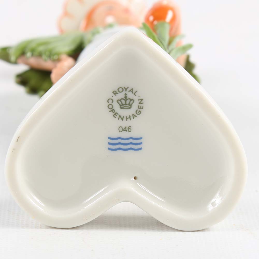 Royal Copenhagen "Flower Boy" Porcelain Figurine