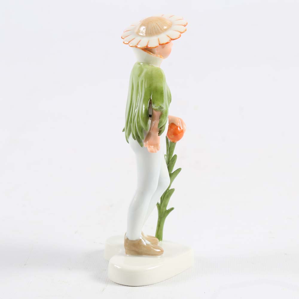 Royal Copenhagen "Flower Boy" Porcelain Figurine