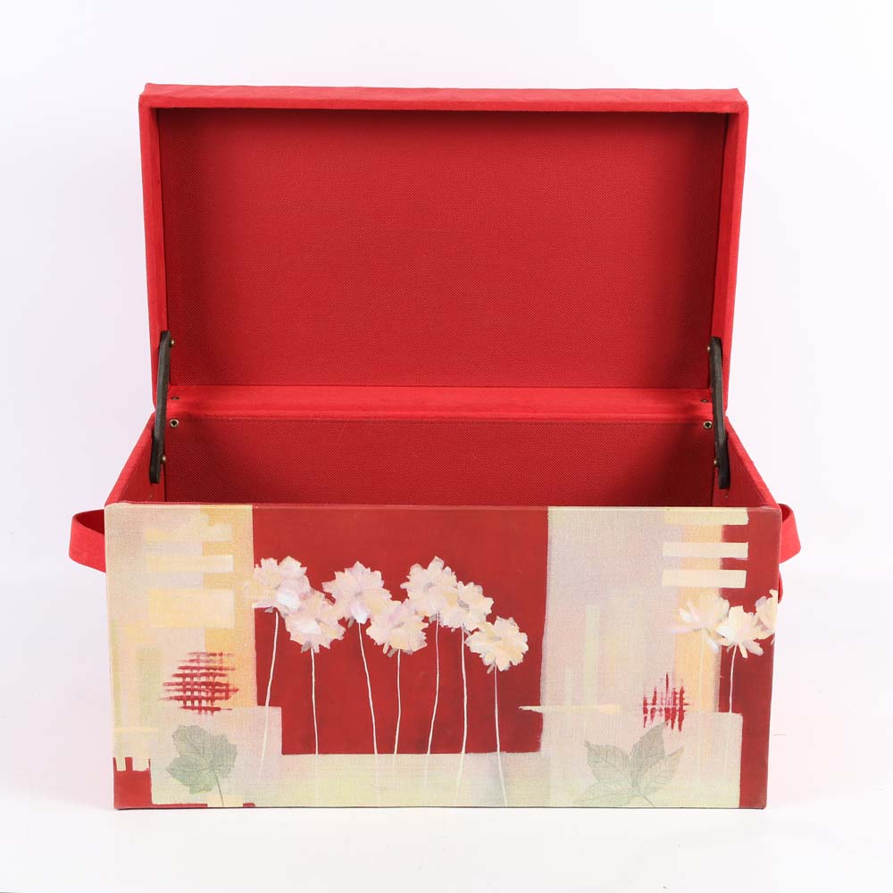 Contemporary Upholstered Trunk