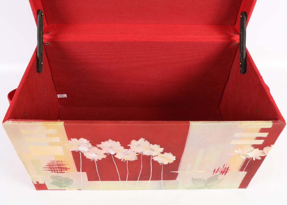 Contemporary Upholstered Trunk