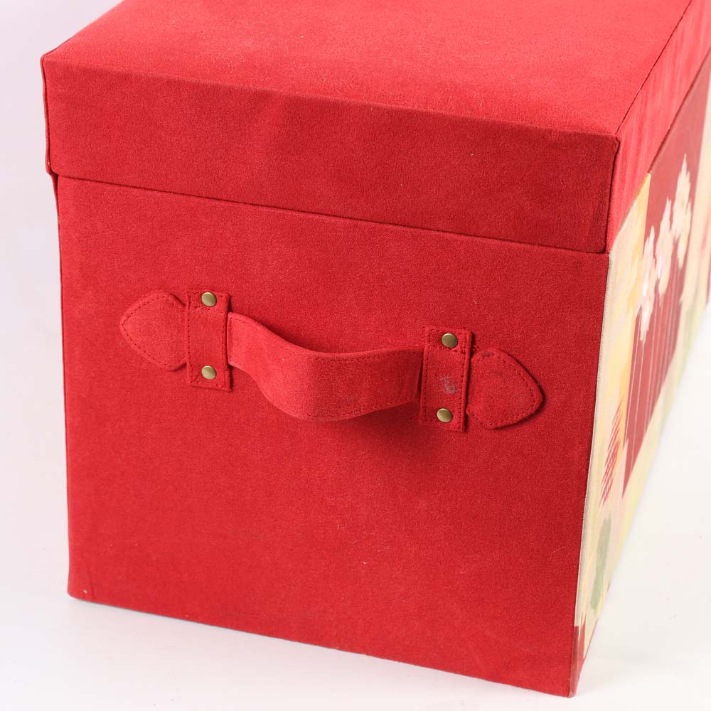 Contemporary Upholstered Trunk