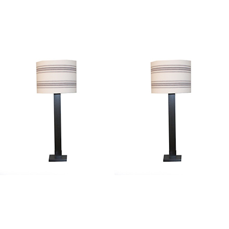 Contemporary Dual Socket Table Lamps