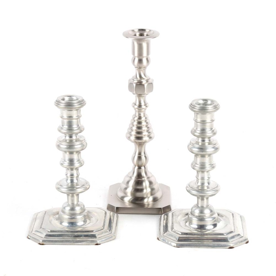 Colonial Revival Style Candlesticks Featuring Baldwin