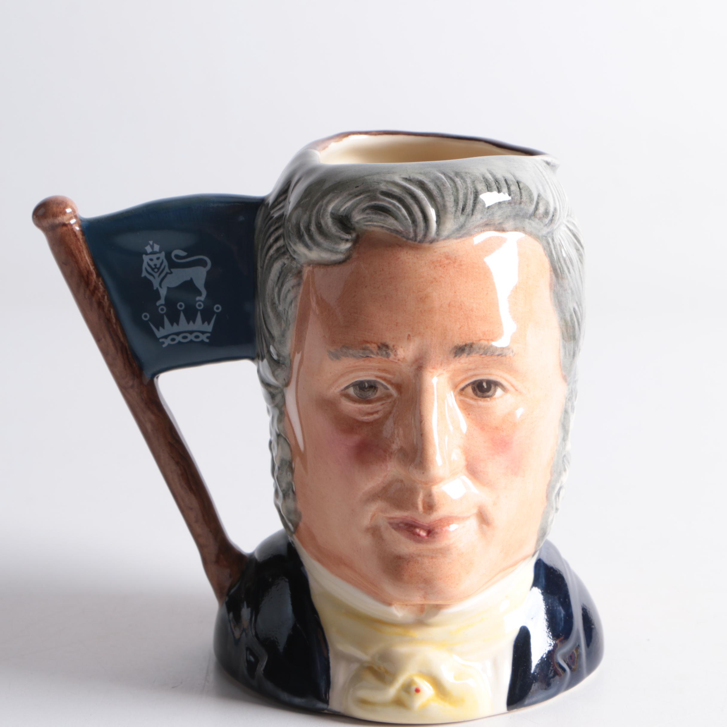Royal Doulton "Sir Henry Doulton - Michael Doulton" Signed Character Jug