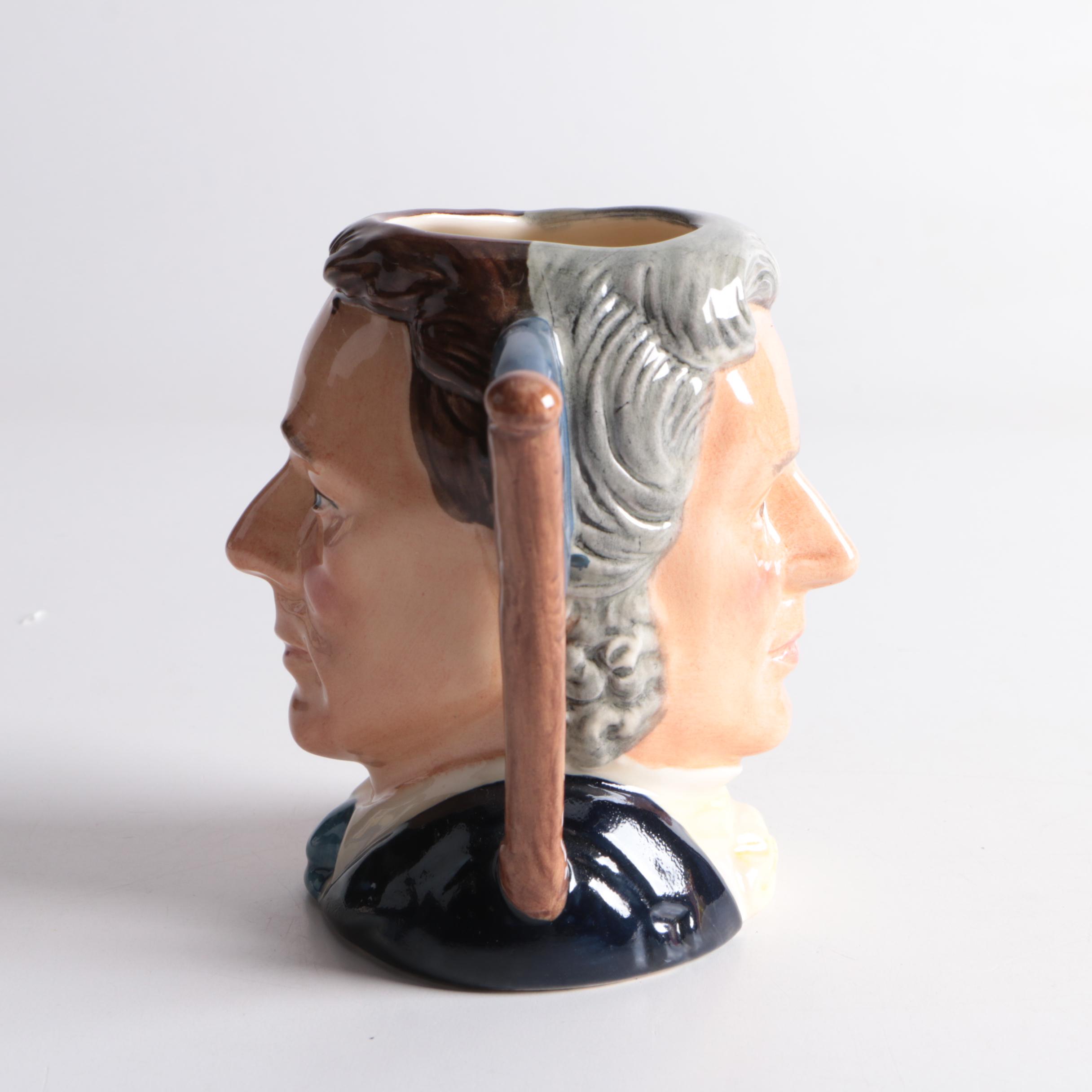 Royal Doulton "Sir Henry Doulton - Michael Doulton" Signed Character Jug