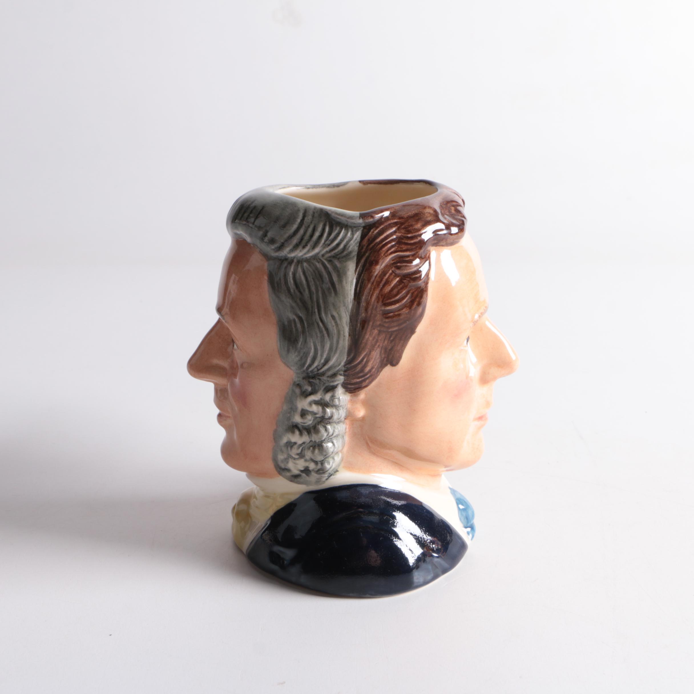 Royal Doulton "Sir Henry Doulton - Michael Doulton" Signed Character Jug