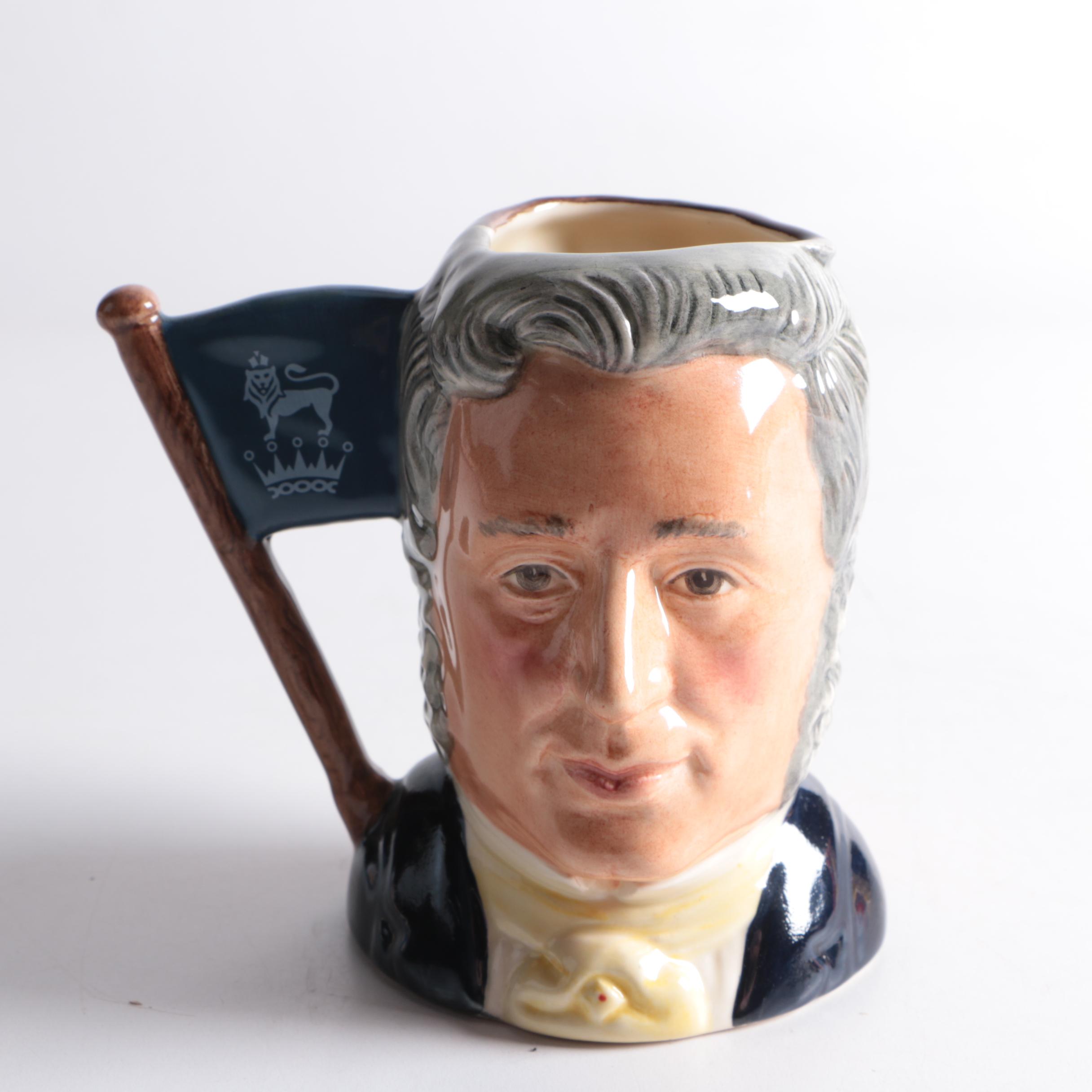 Royal Doulton "Sir Henry Doulton - Michael Doulton" Signed Character Jug