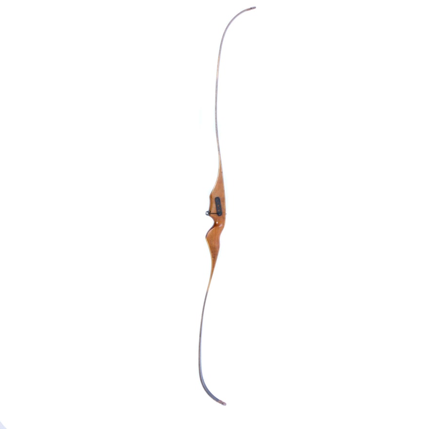 Wood-Fiberglass Laminate Recurve Bow