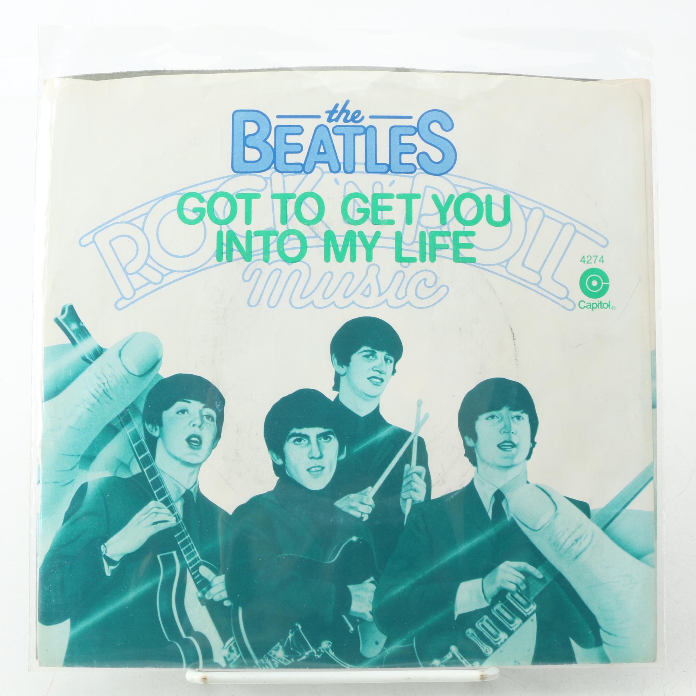 The Beatles Capitol Rainbow Label 7" Records