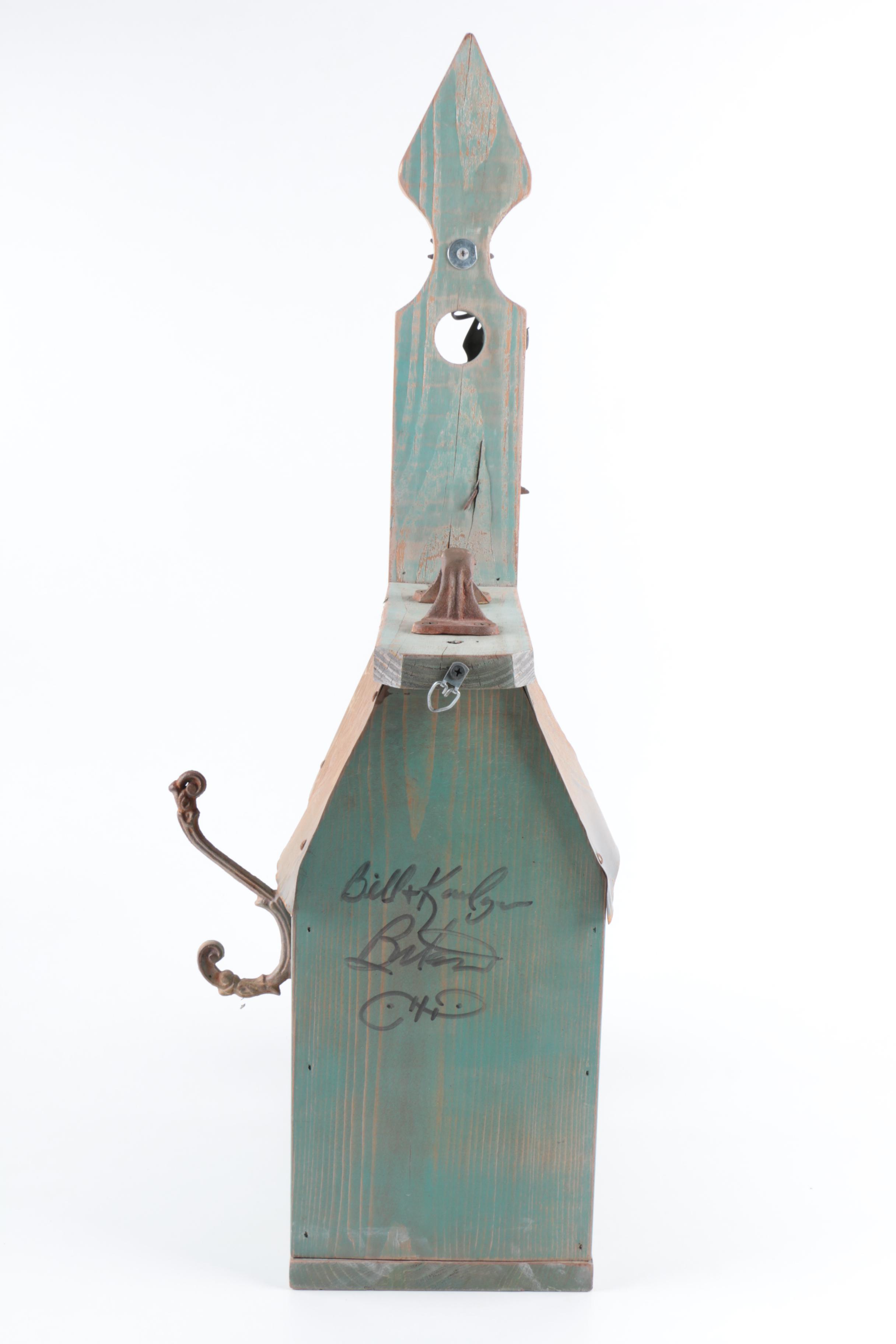 Found Materials Birdhouse by "Birdhouse Bill"