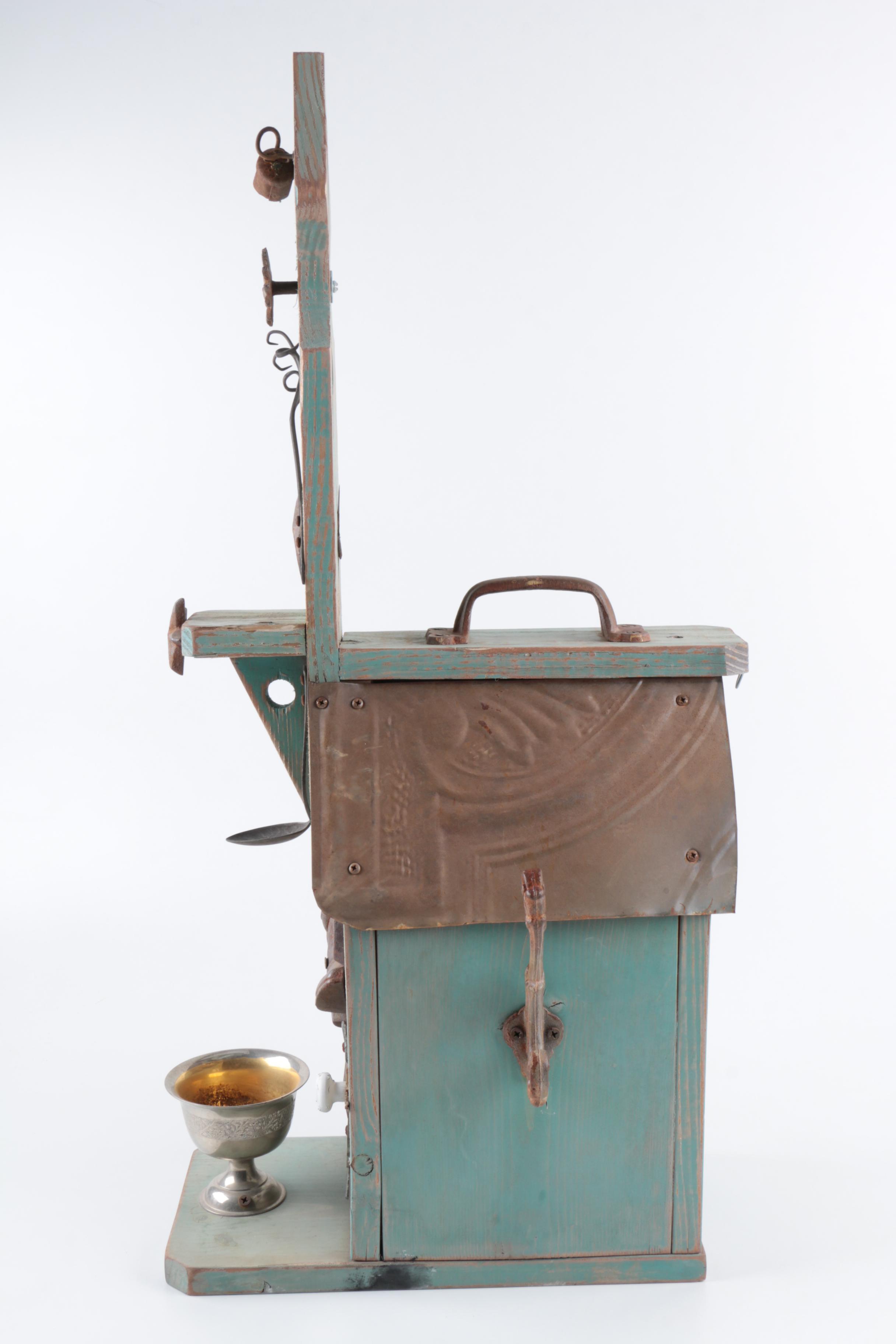 Found Materials Birdhouse by "Birdhouse Bill"