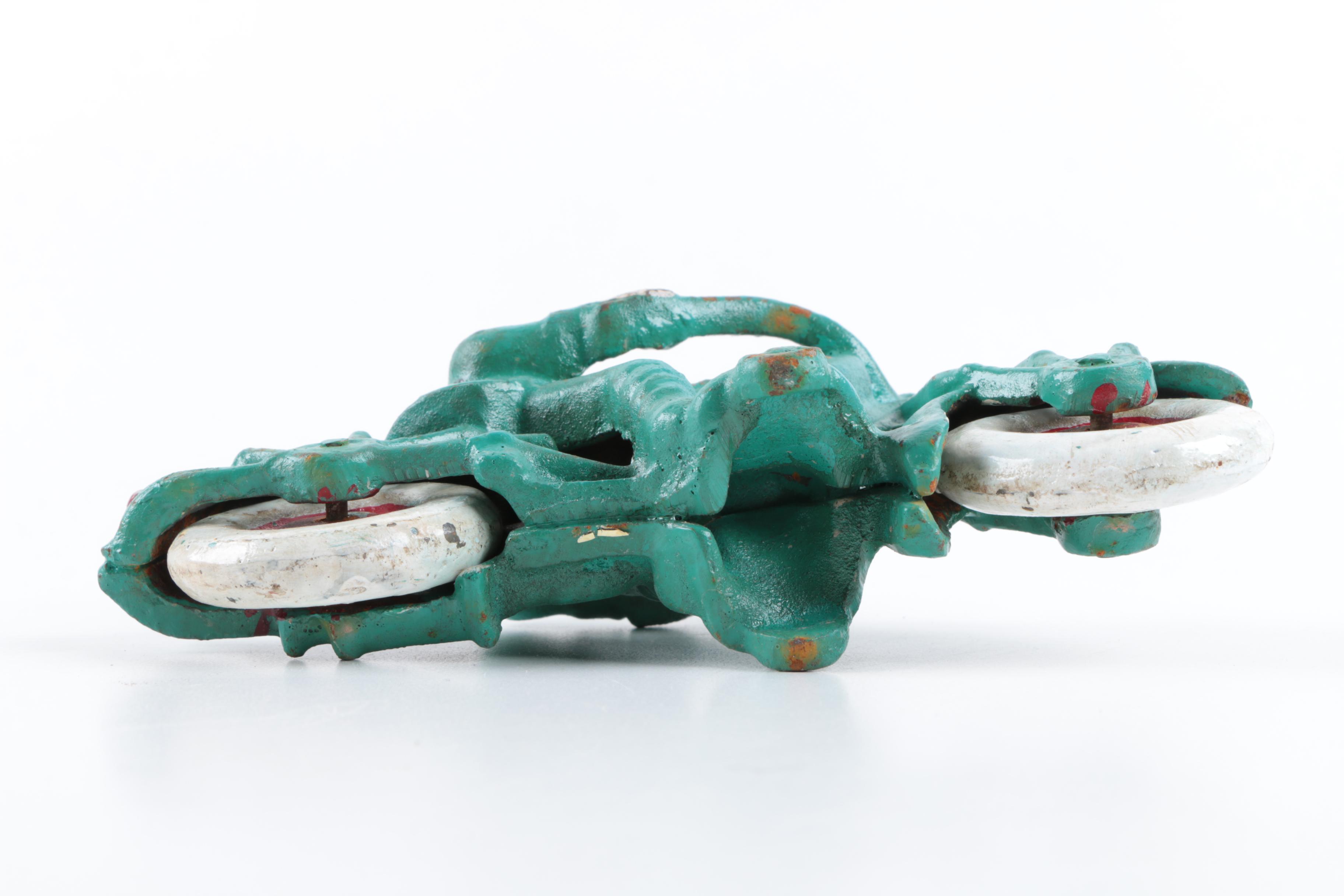 Police Officer On Motorcycle Cast Figure