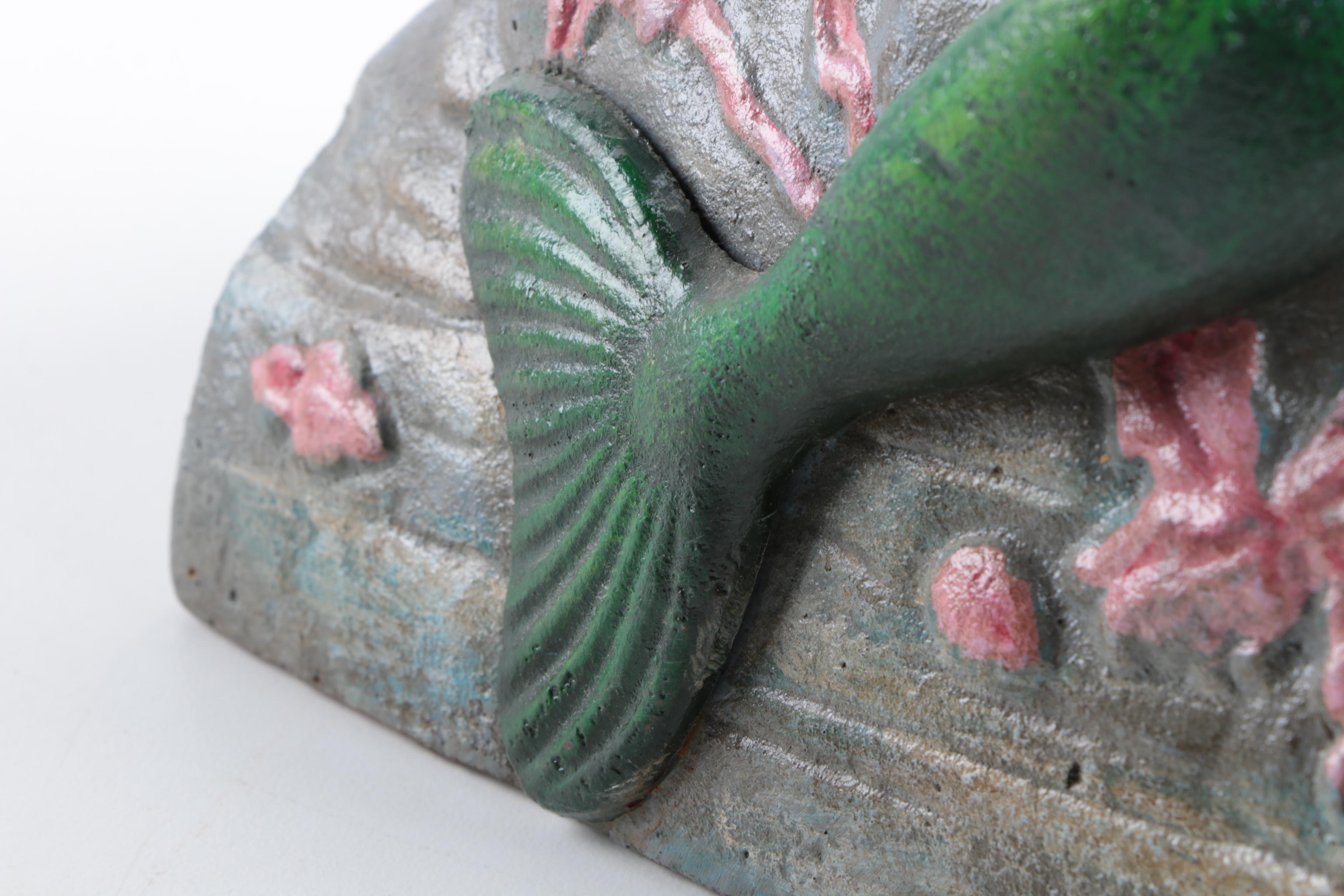 19th Century Replica "Little Mermaid's Beach Cove" Cast Iron Bank