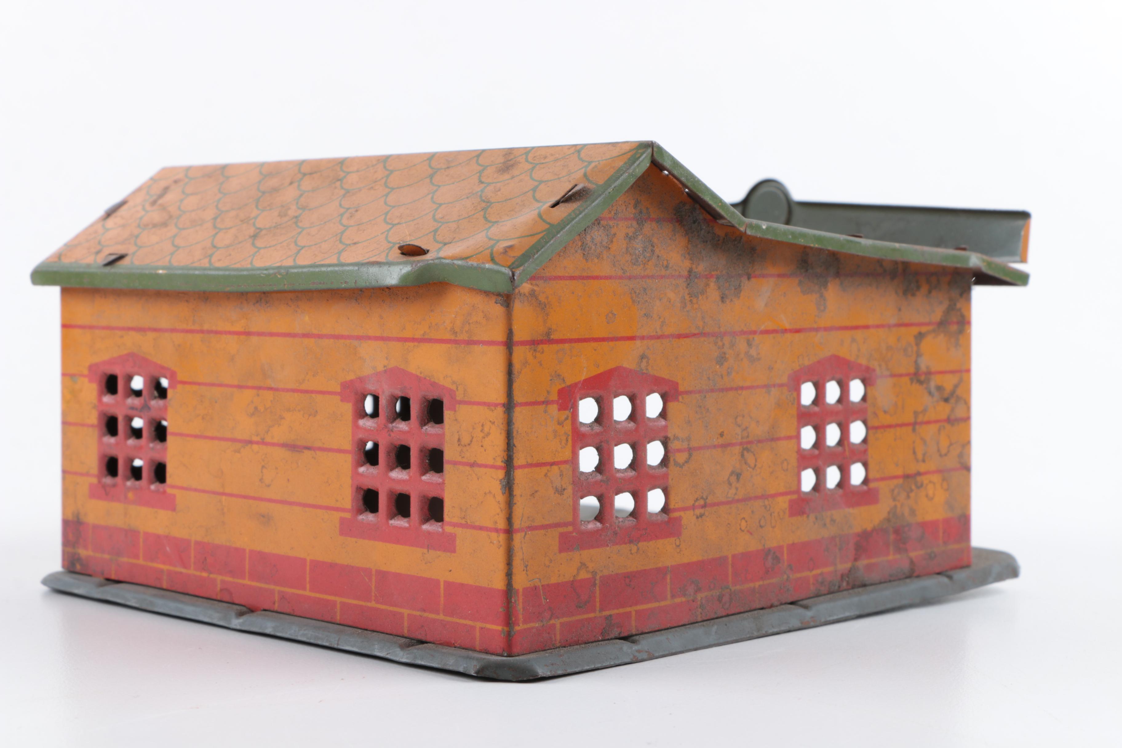 Vintage Marx Toys Municipal Airport Hangar