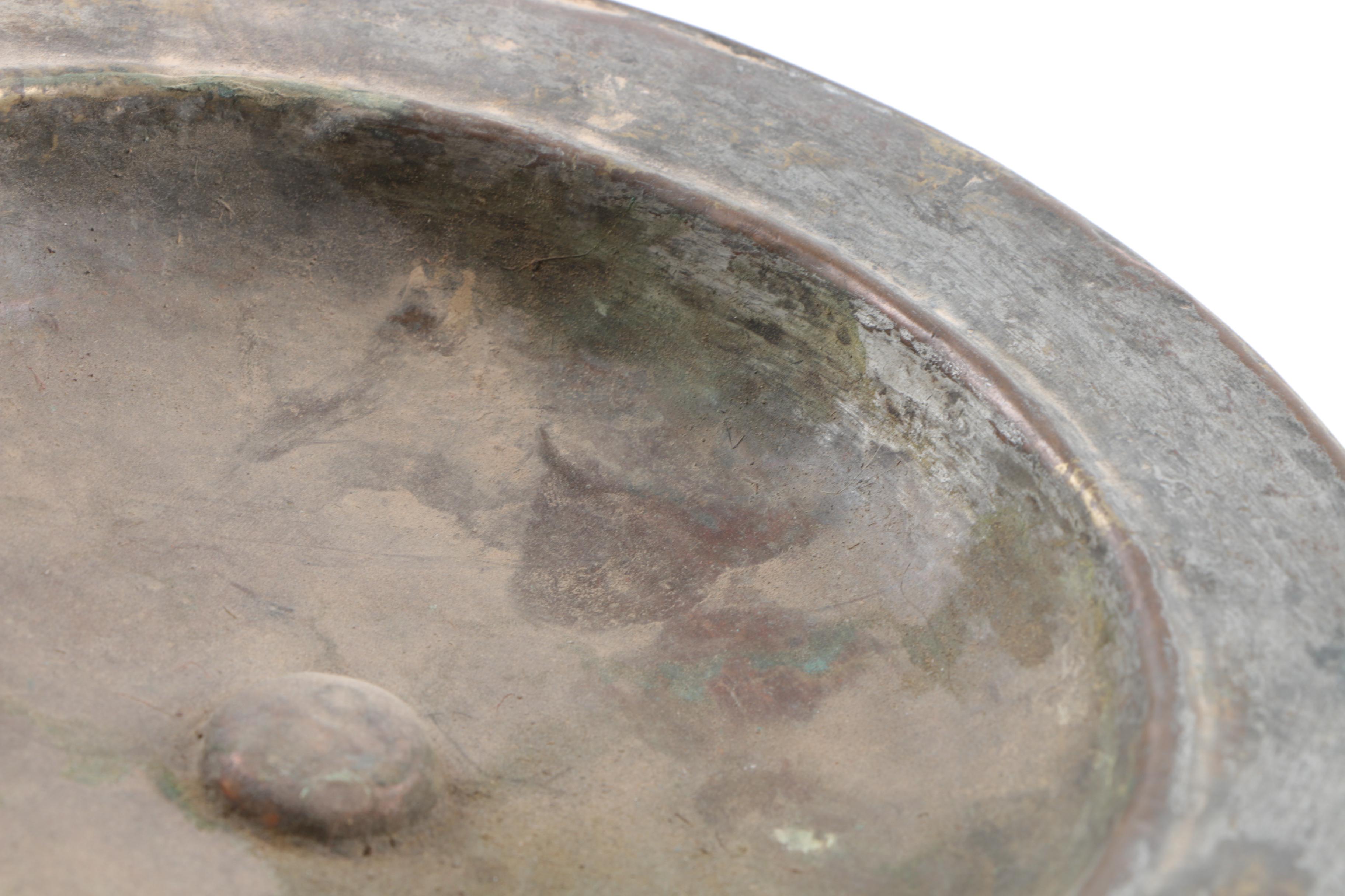 Vintage Tibetan Style Metal Offering Bowl