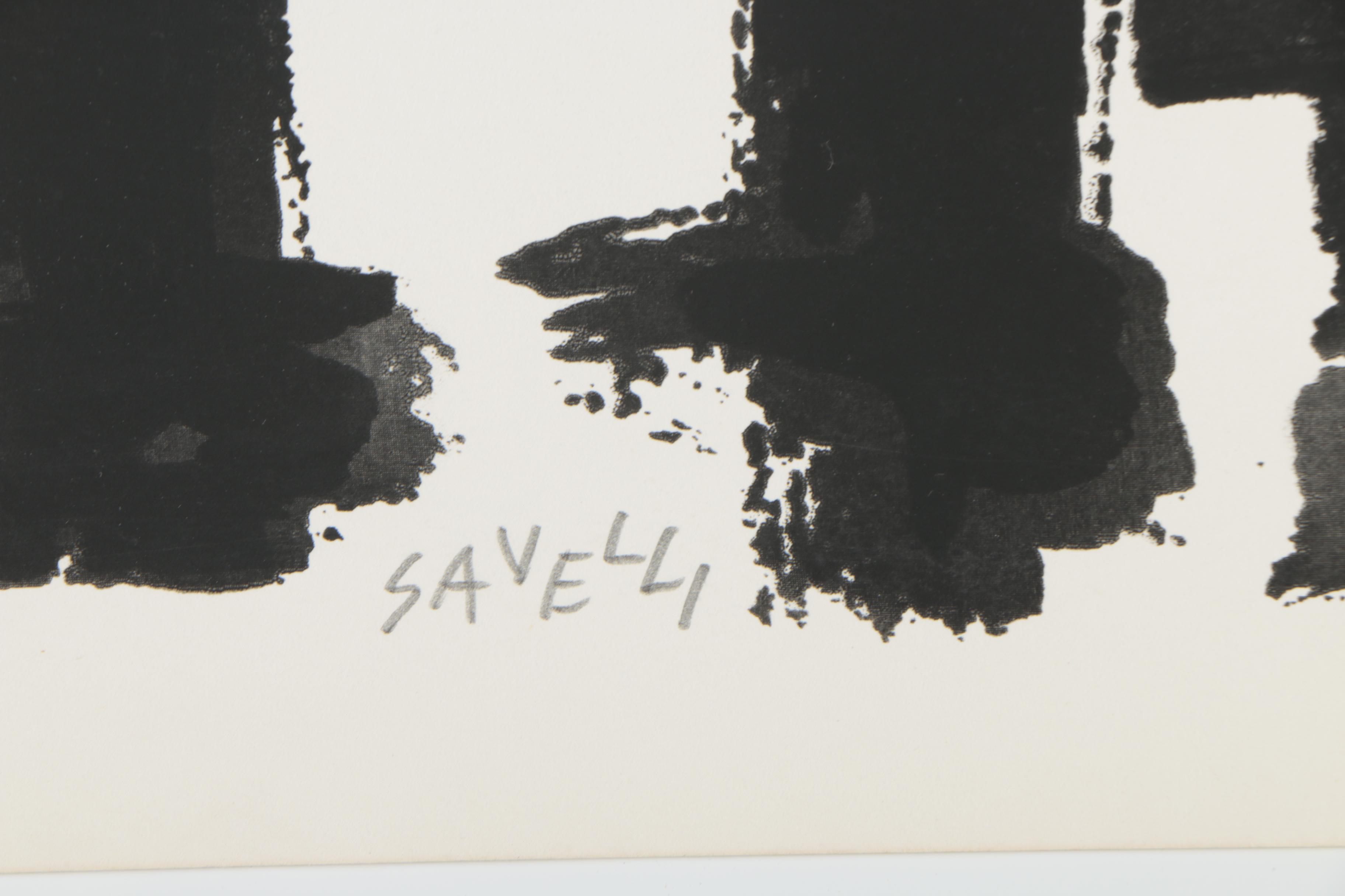 Angelo Savelli Abstract Serigraph