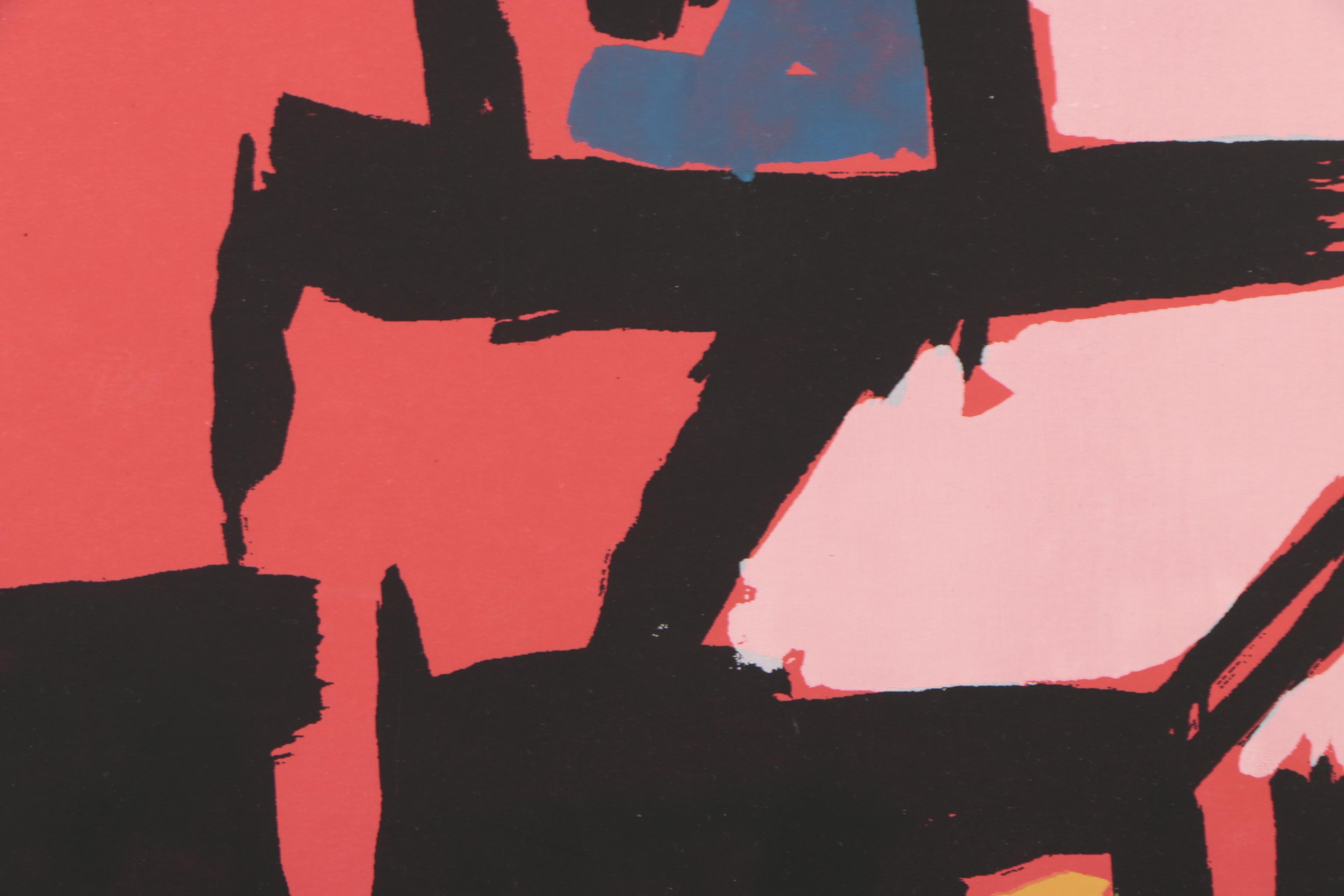 Angelo Savelli Abstract Serigraph