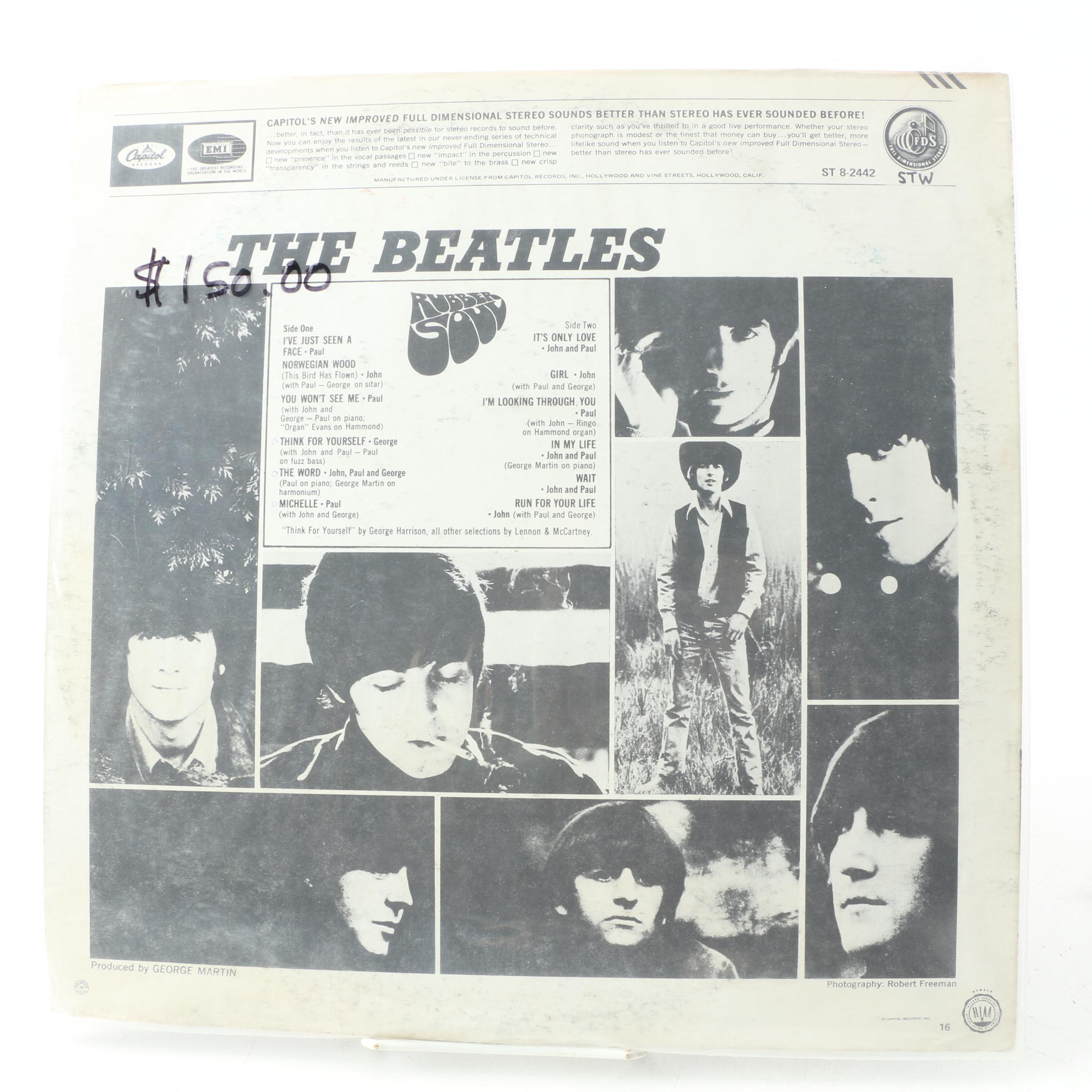 "Meet The Beatles" and "Rubber Soul" Capitol Records Club Edition Pressings