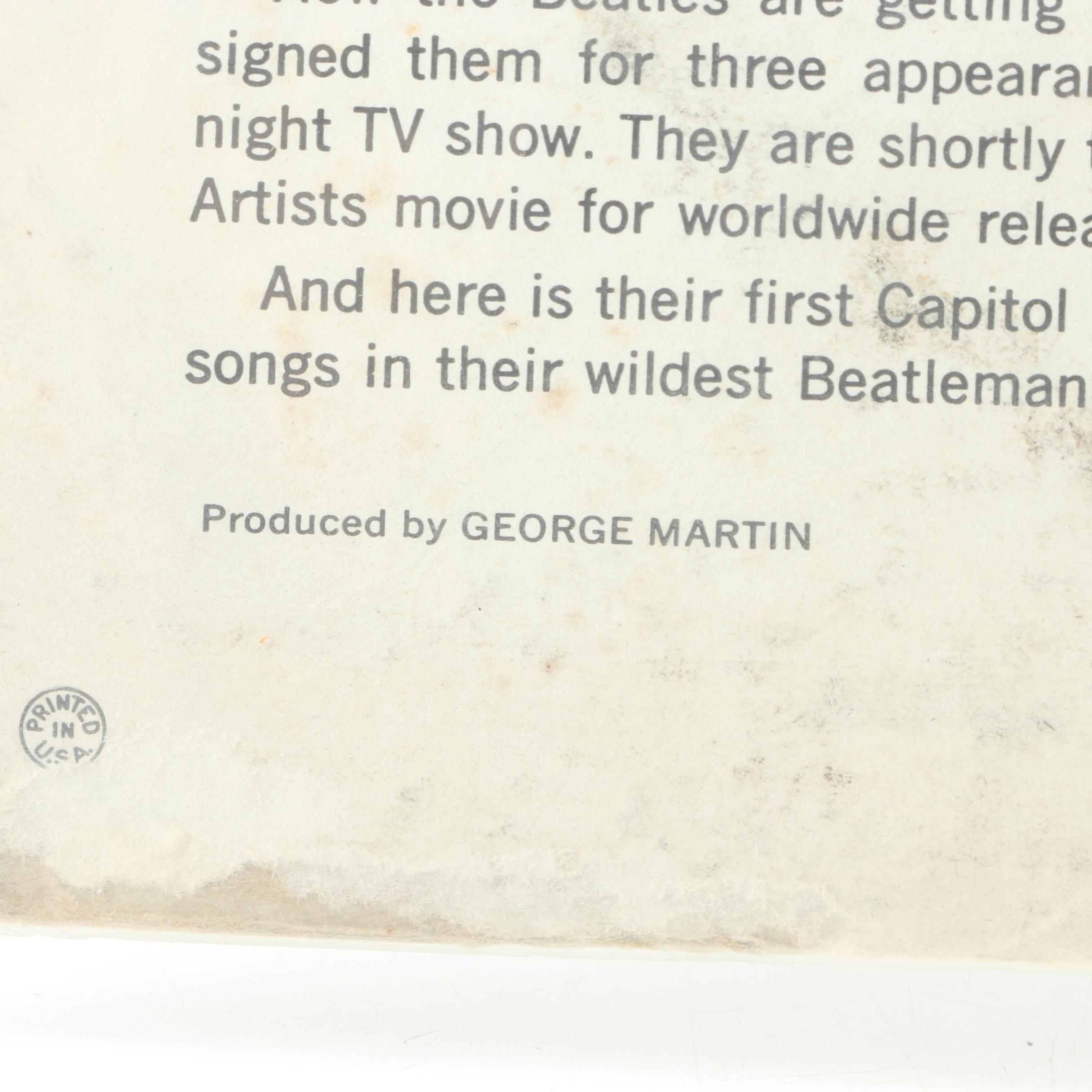 "Meet The Beatles" and "Rubber Soul" Capitol Records Club Edition Pressings