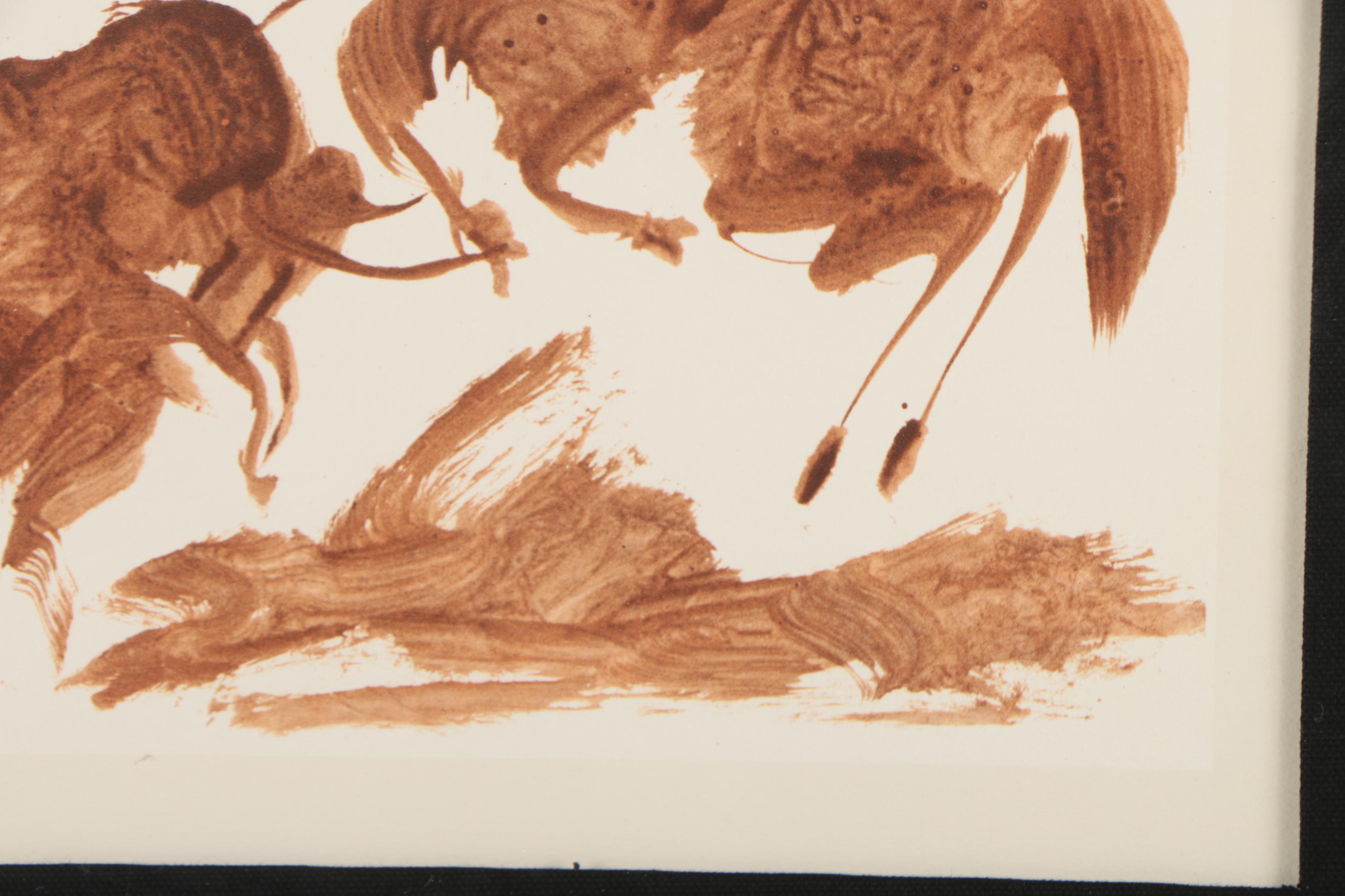 Halftone Print After Pablo Picasso "Bullfight I - Horse Air"