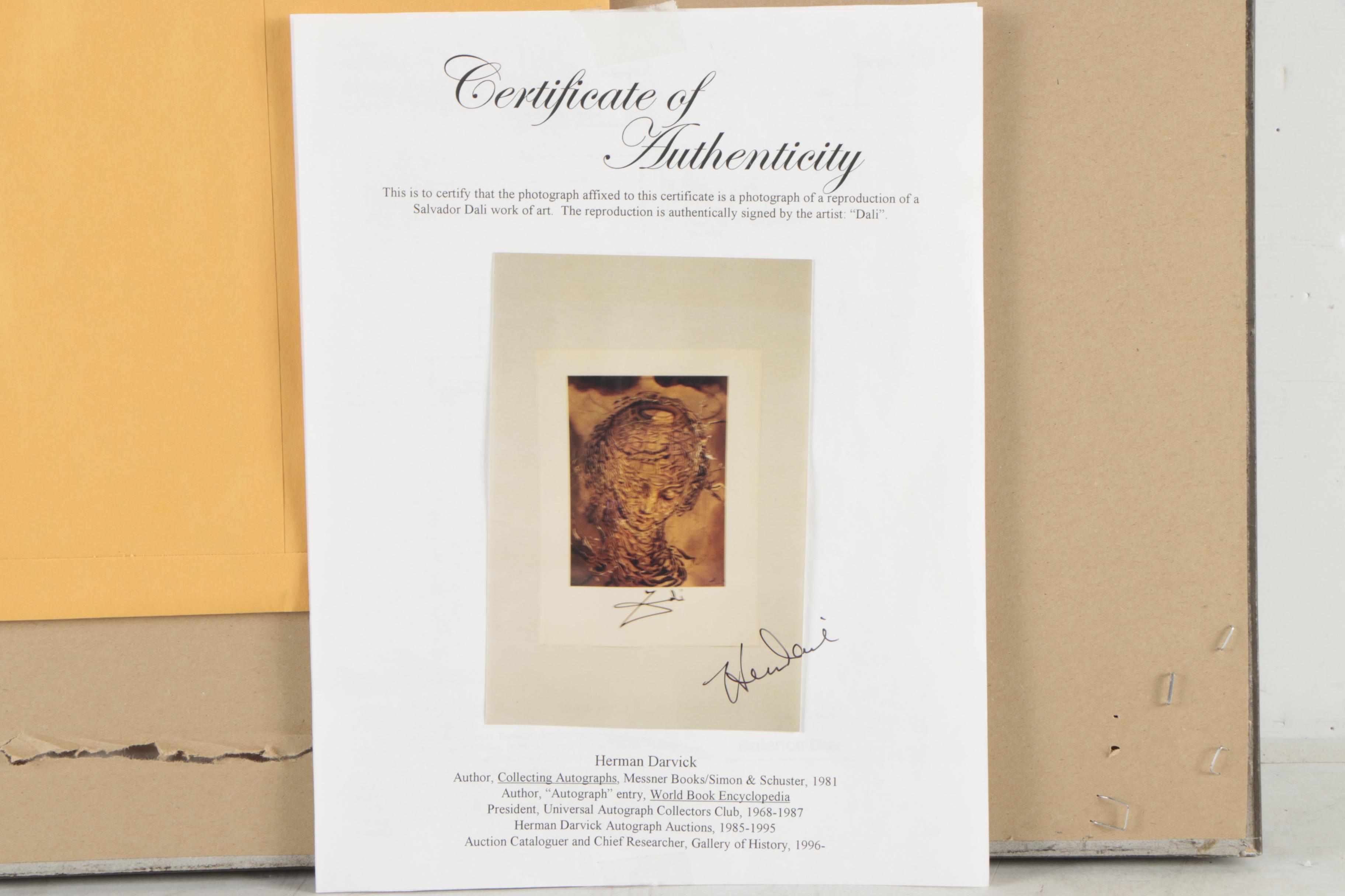 Offset Lithograph After Salvador Dalí "Exploding Raphaelesque Head"