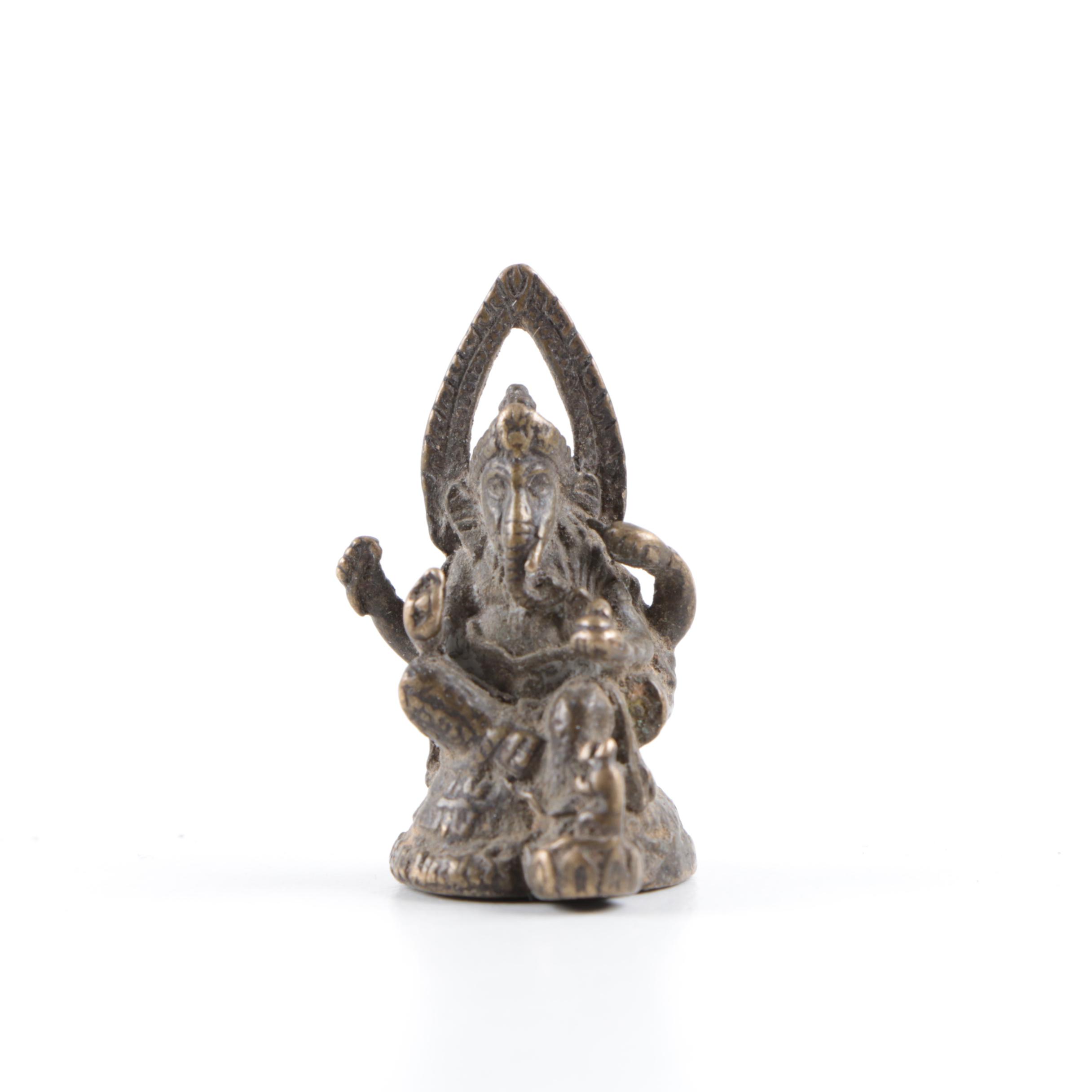 South Asian Figurines Including Ganesha