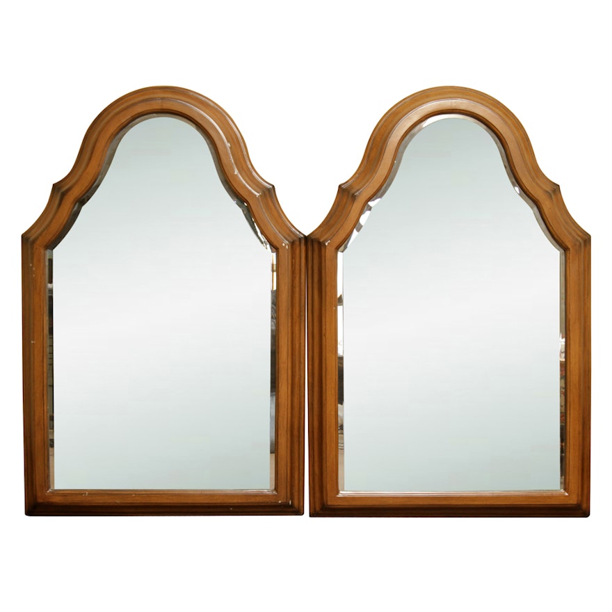 Wooden Framed Arched Mirrors