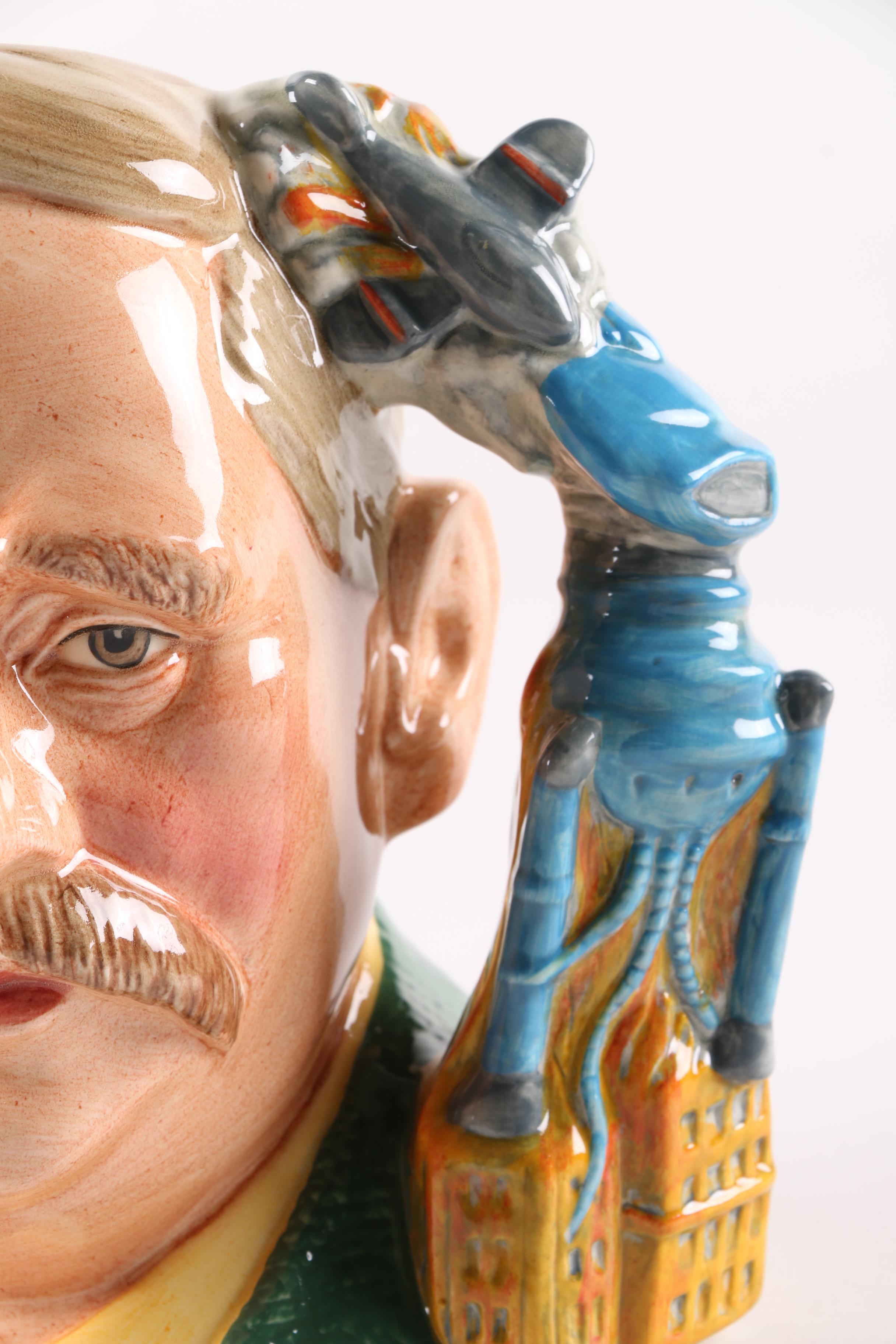 1997 Royal Doulton Signed "H.G. Wells" Character Jug