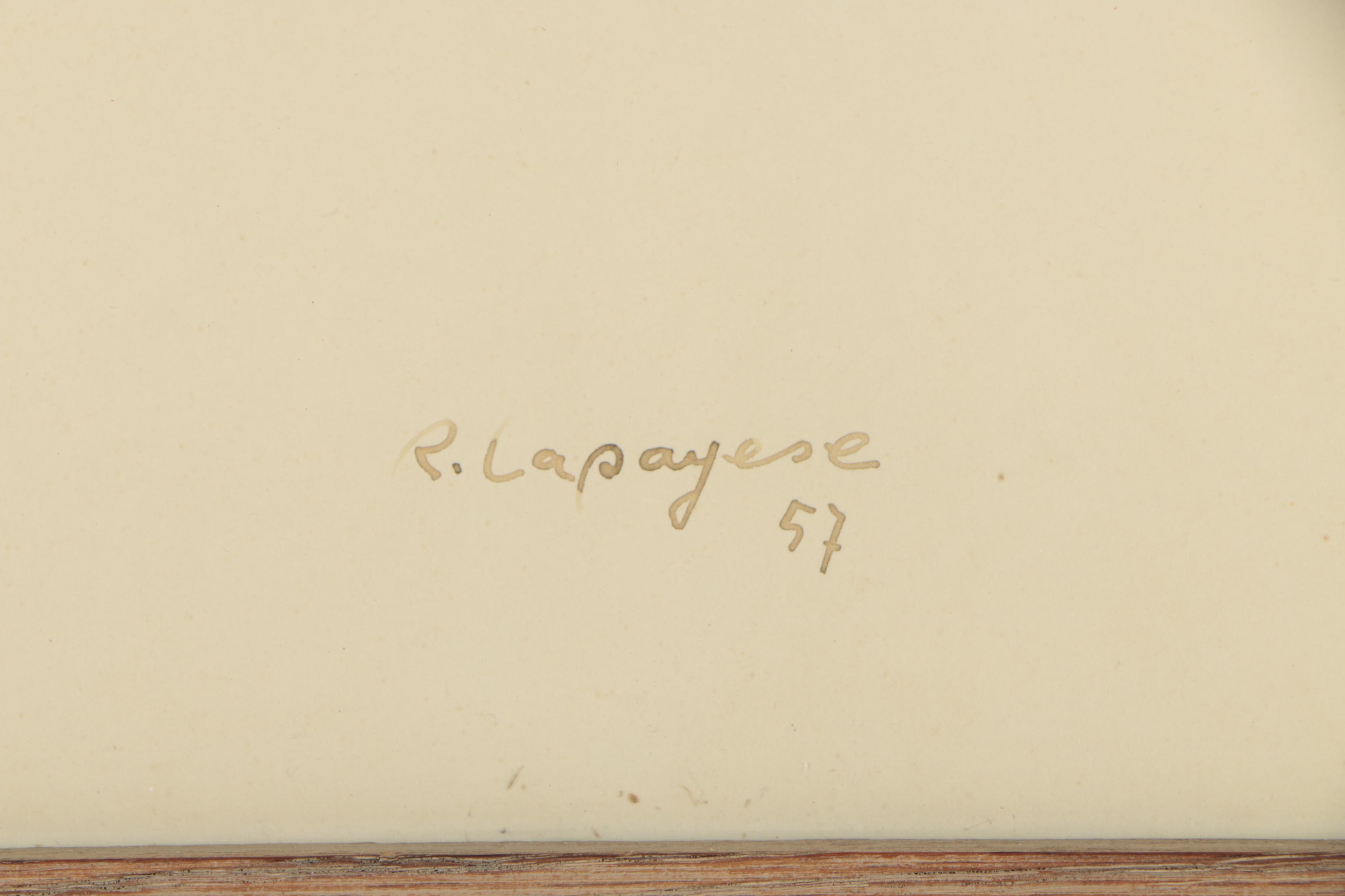 Ramon Lapayese Mixed Media Drawing