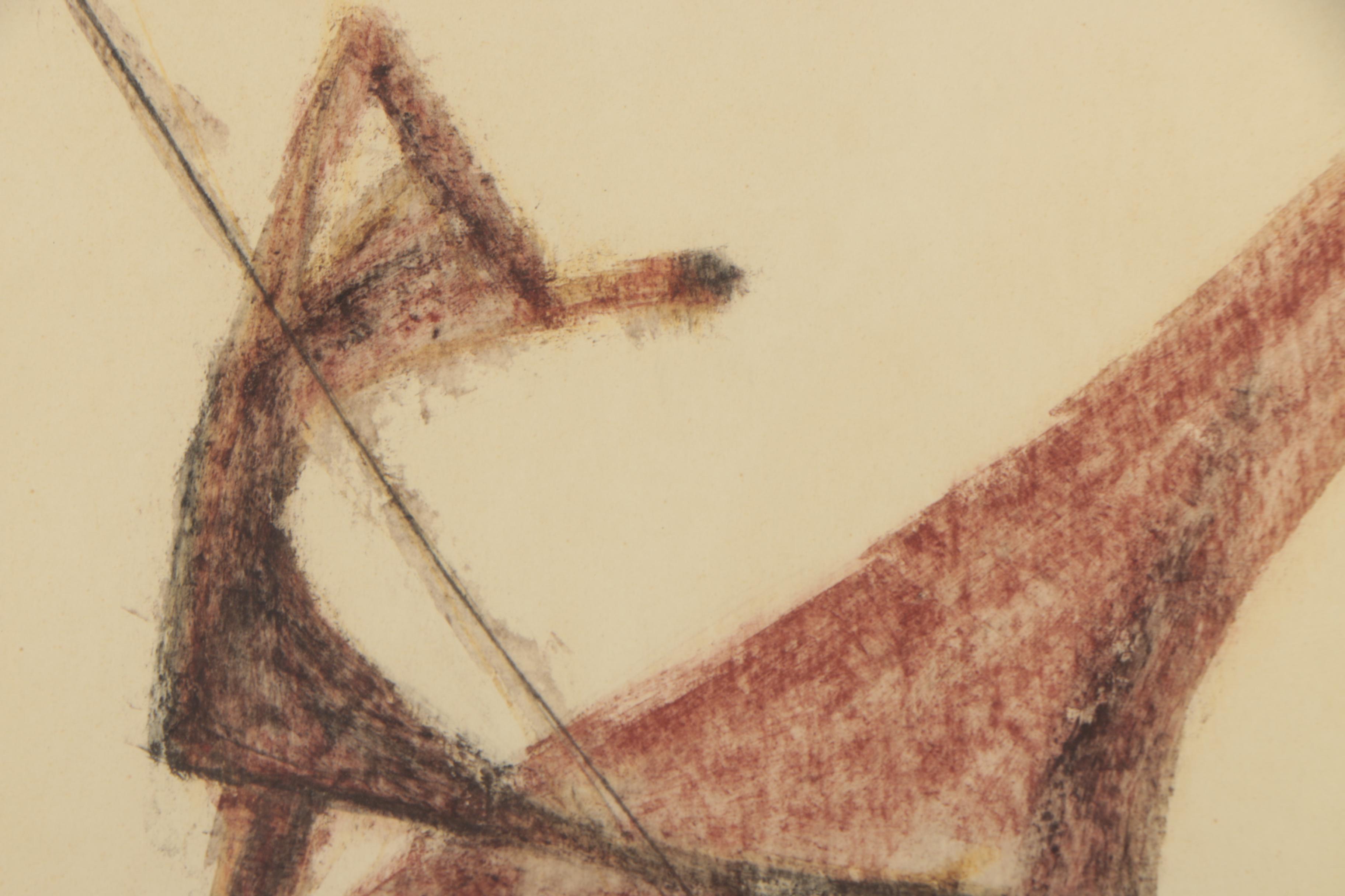 Ramon Lapayese Mixed Media Drawing