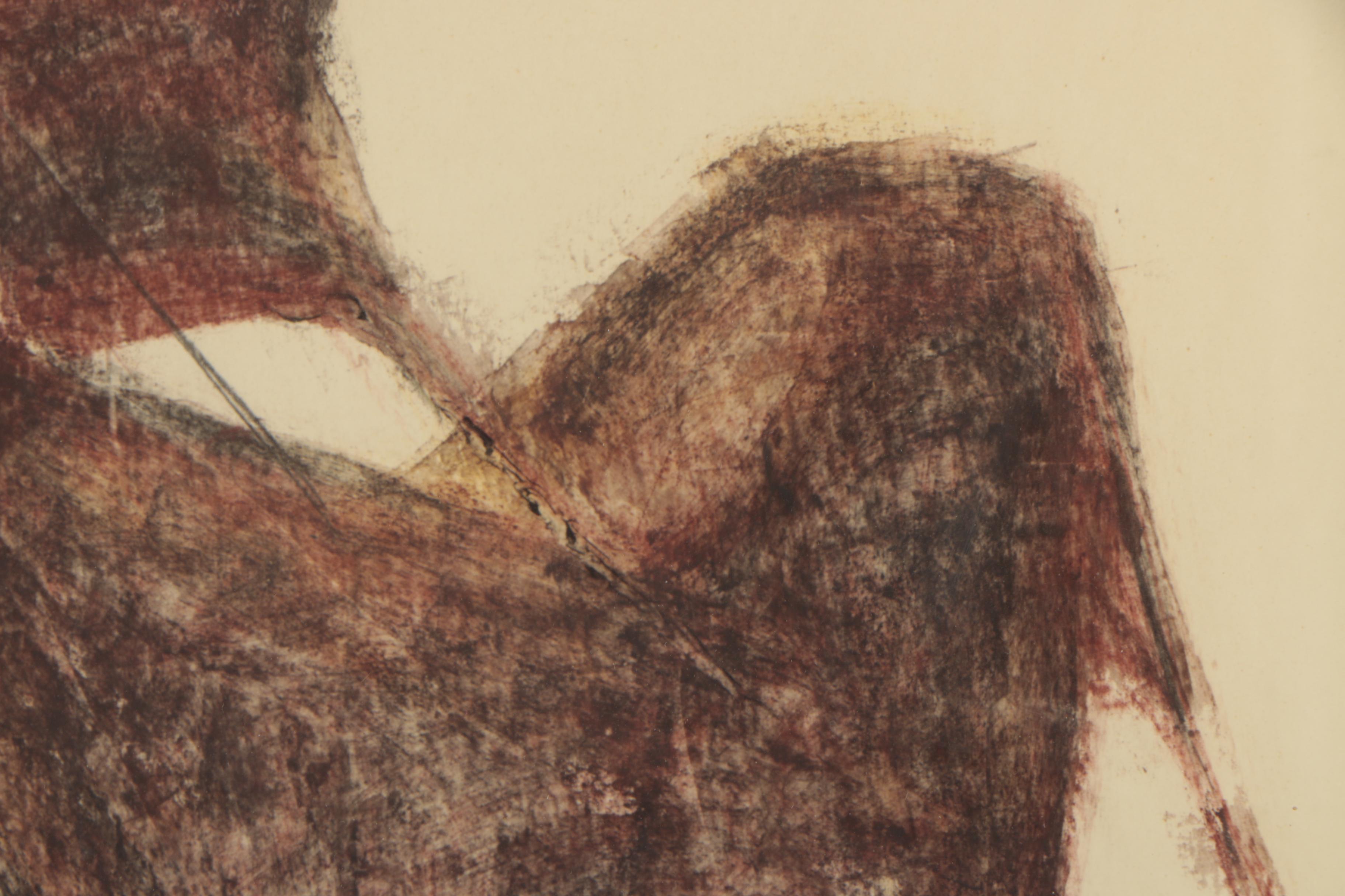 Ramon Lapayese Mixed Media Drawing