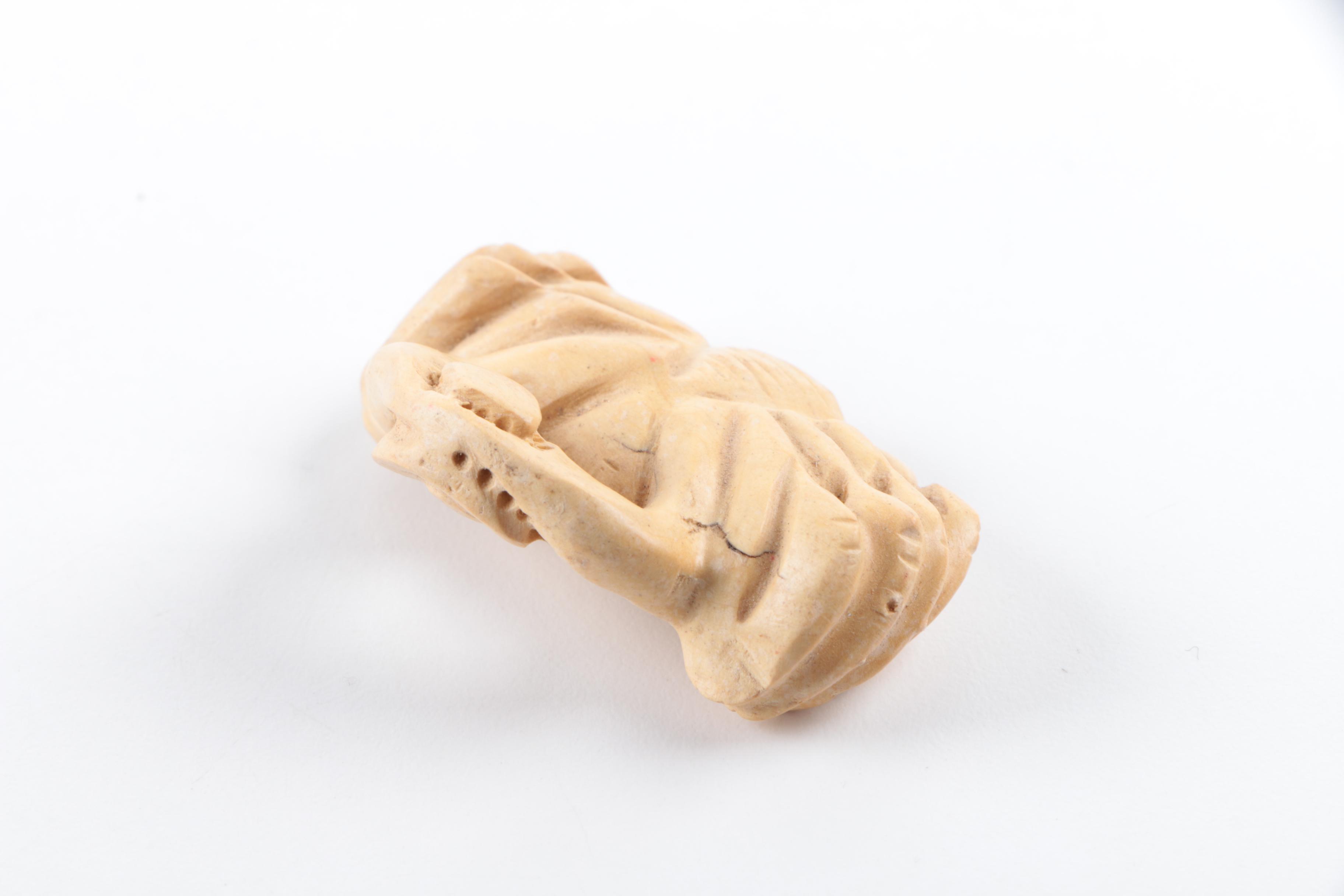 Hand-Carved Wood and Stone Animal Figurines