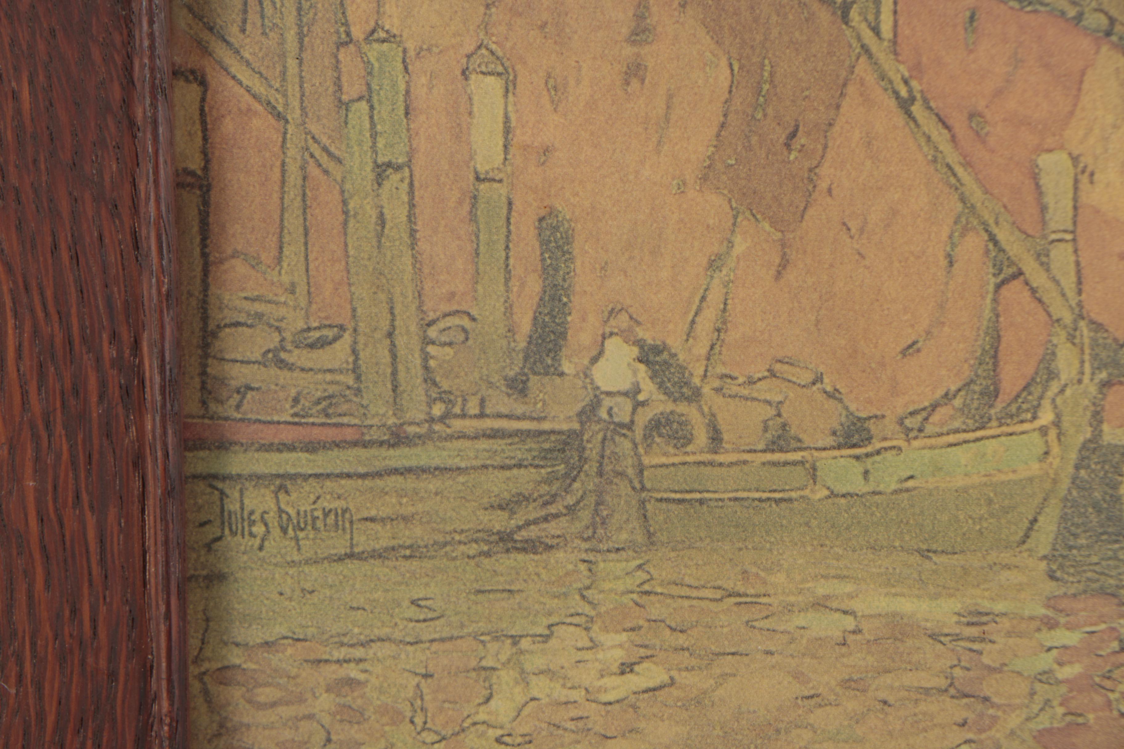 Offset Lithograph After Jules Gurein