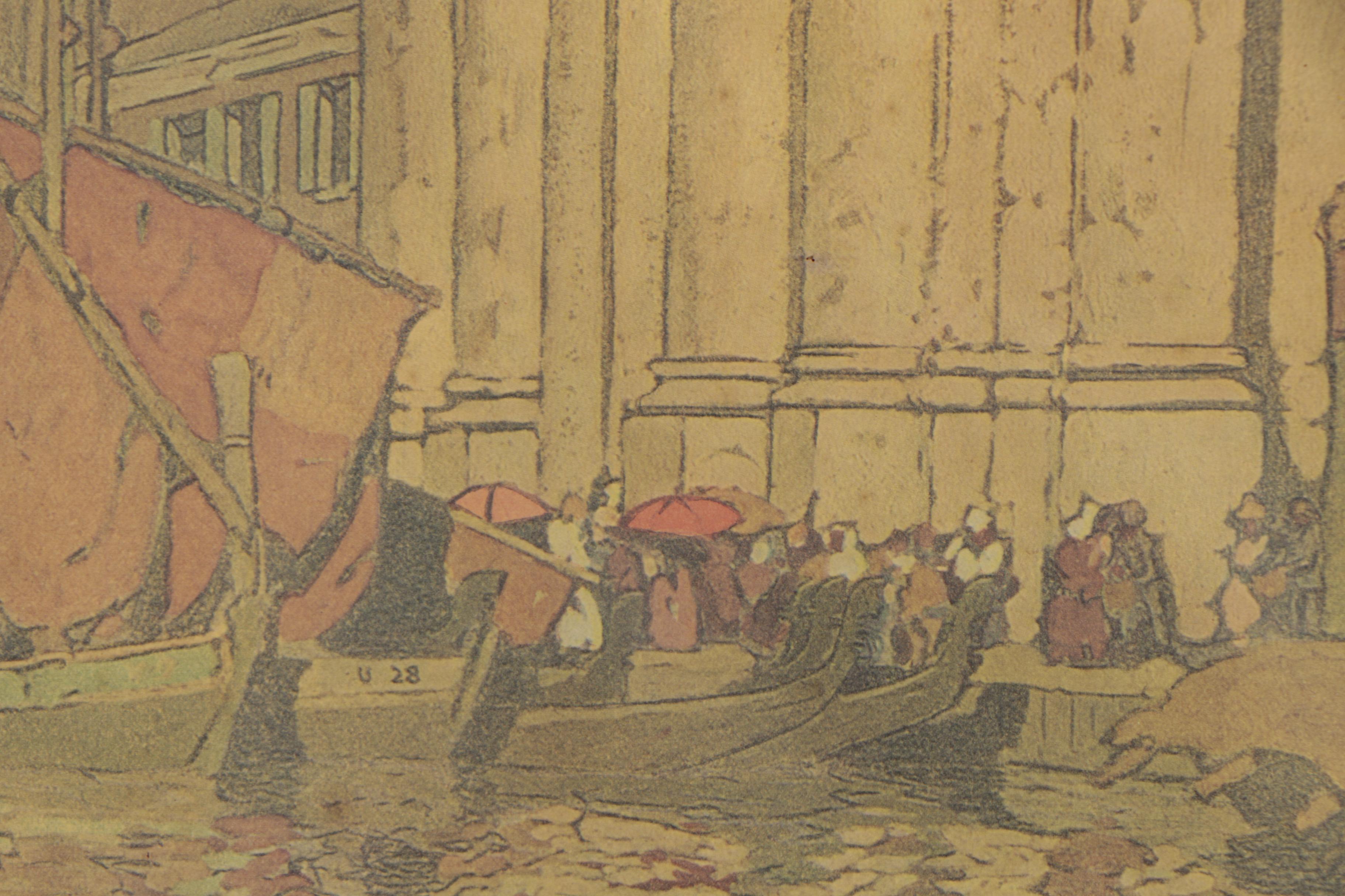 Offset Lithograph After Jules Gurein