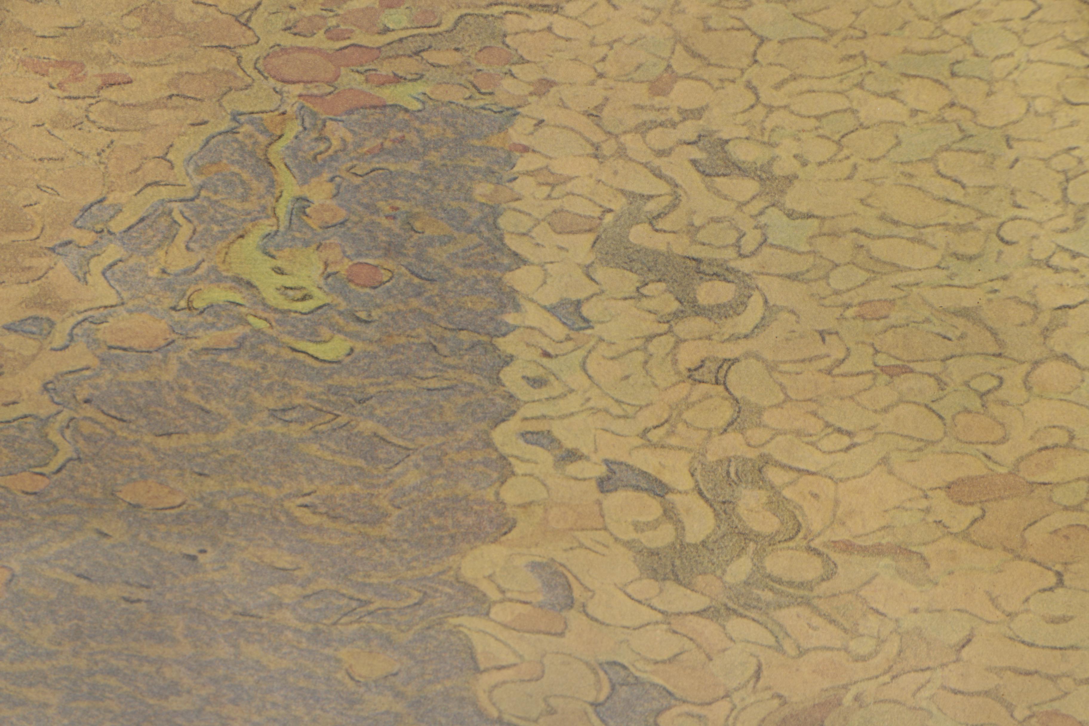 Offset Lithograph After Jules Gurein