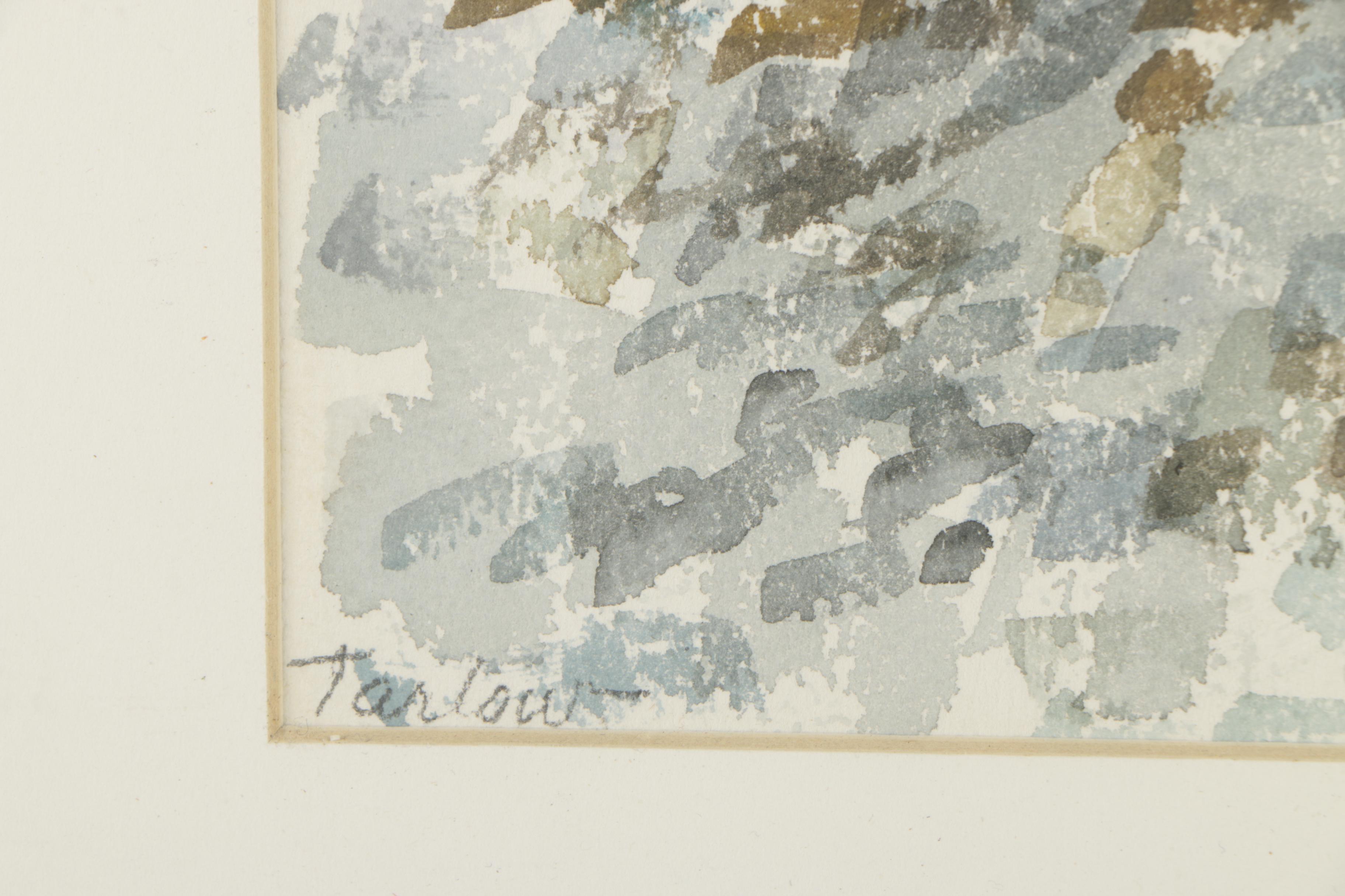 Tarlow Watercolor Painting of a Lake Shore