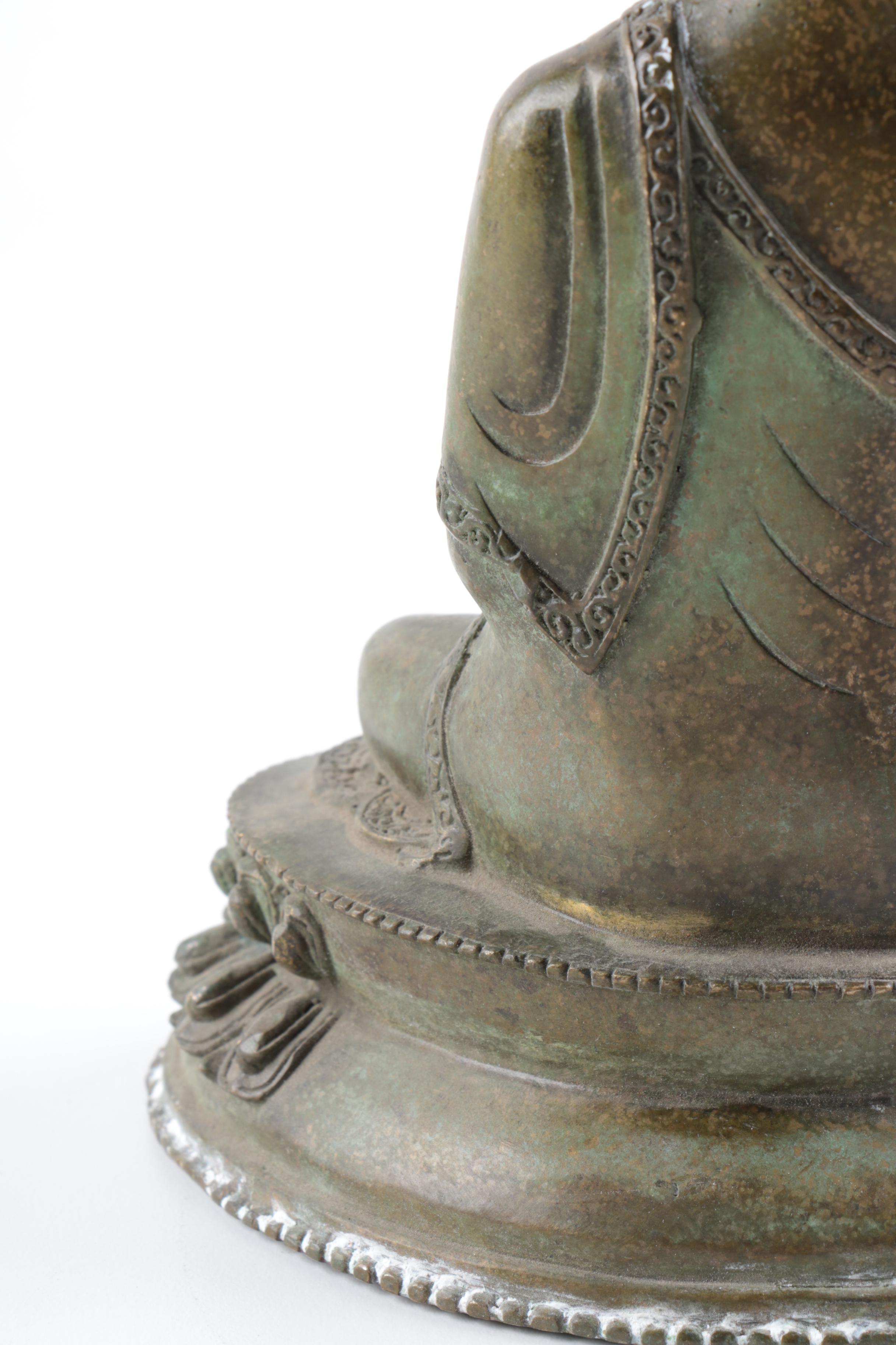Metal Guatama Buddha Figurine