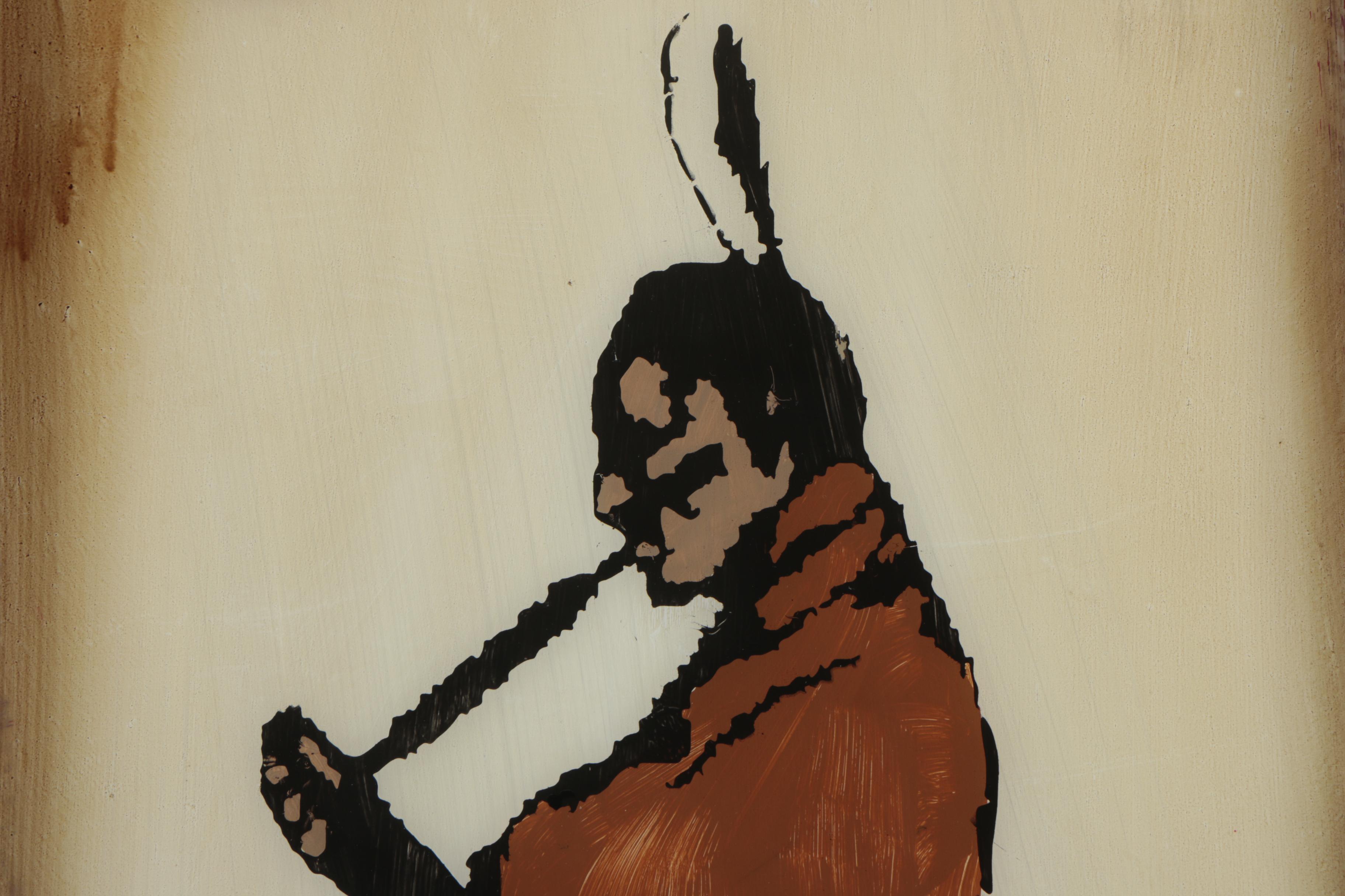 Reverse Oil Painting on Glass