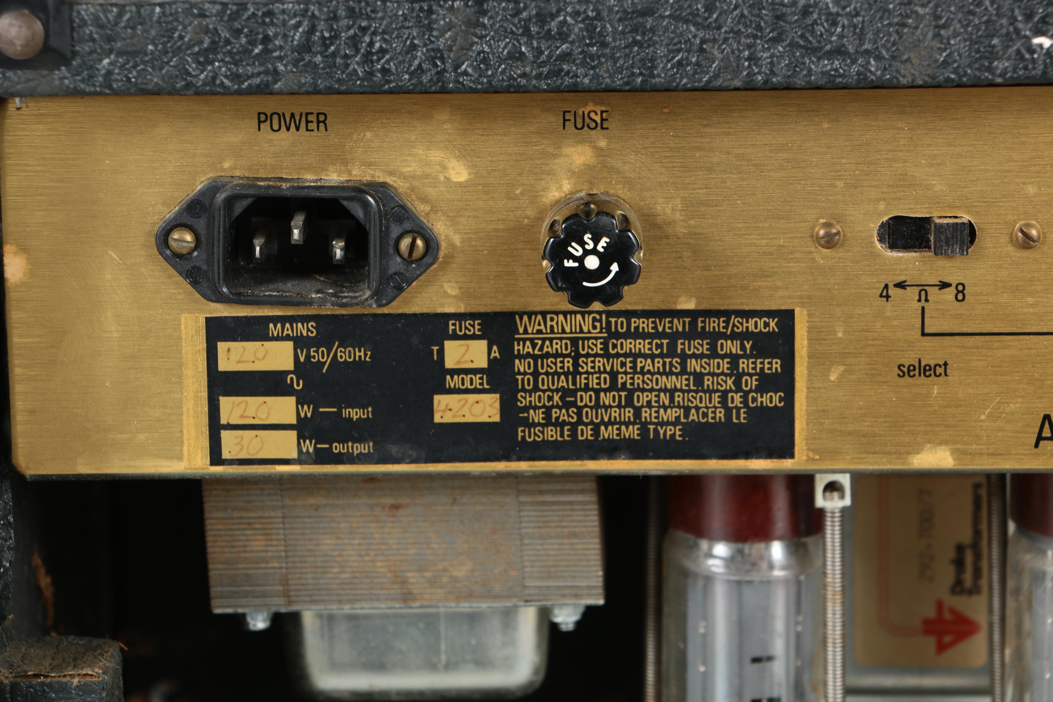 Marshall "Artist" 4203 Tube/Hybrid Amplifier