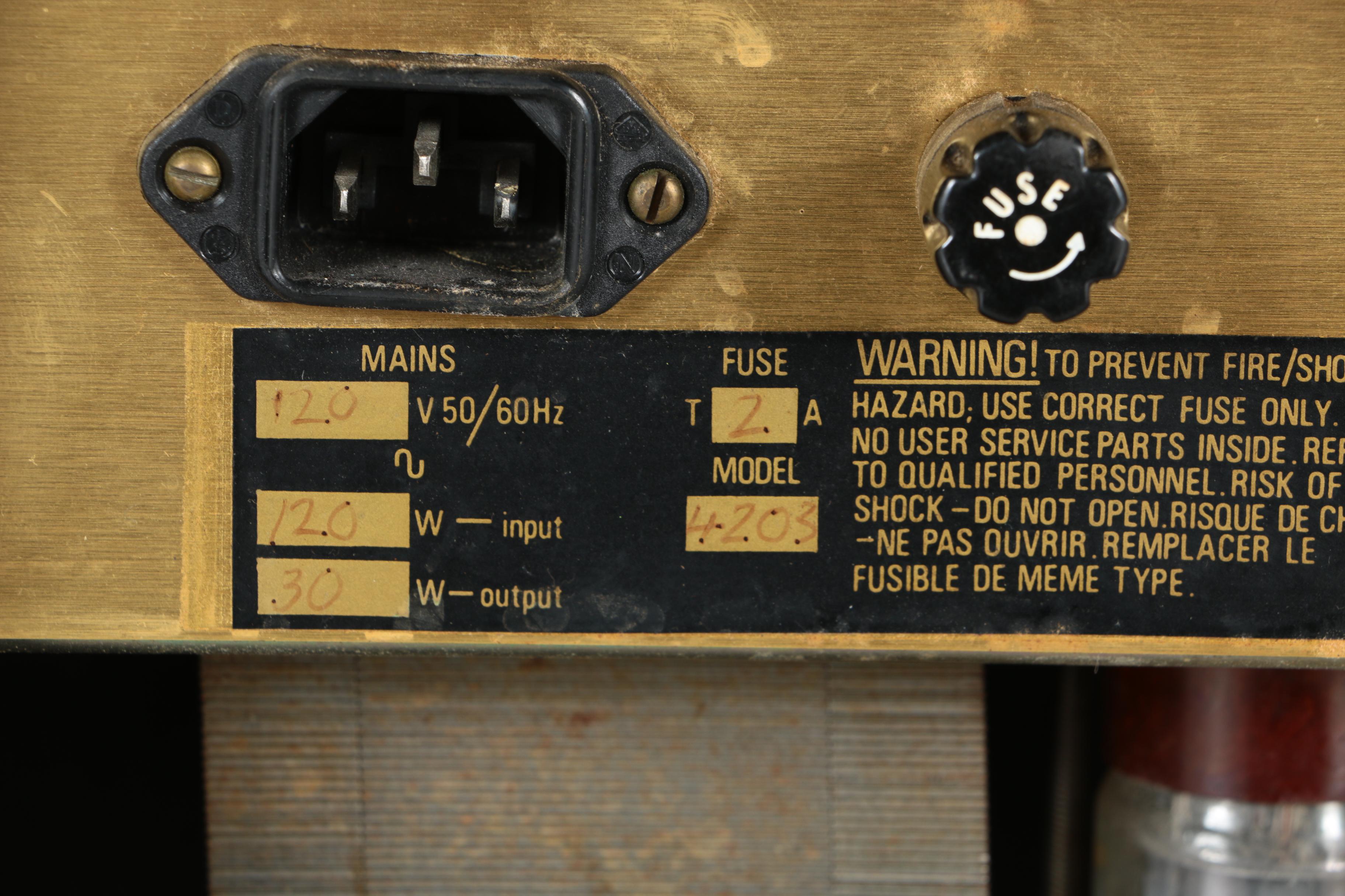 Marshall "Artist" 4203 Tube/Hybrid Amplifier