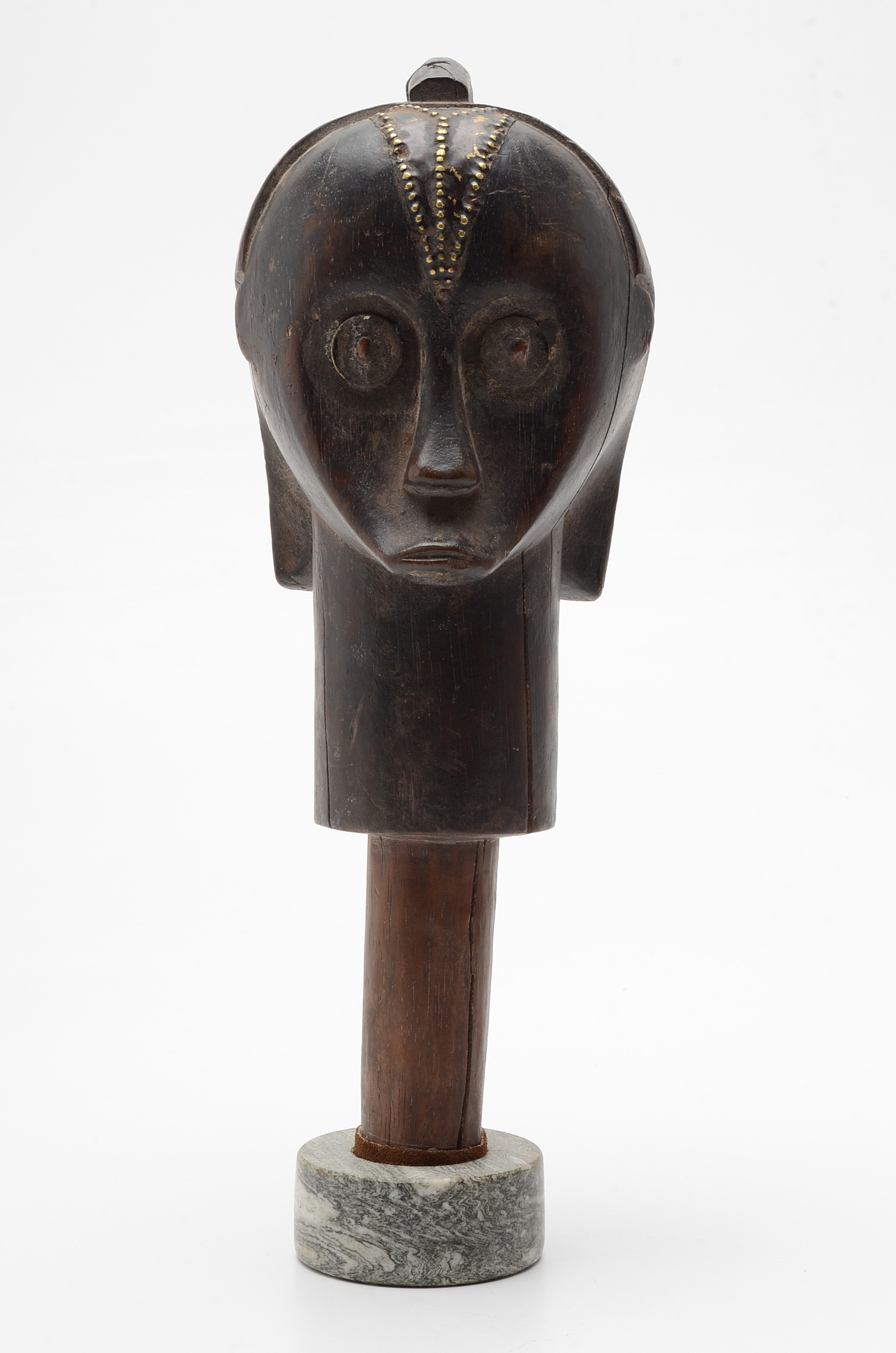 Early 20th Century Fang Culture Guardian Head (Nlo Bieri), Gabon, Africa
