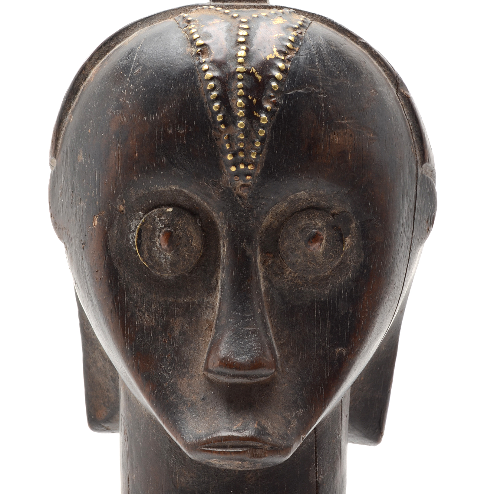 Early 20th Century Fang Culture Guardian Head (Nlo Bieri), Gabon, Africa