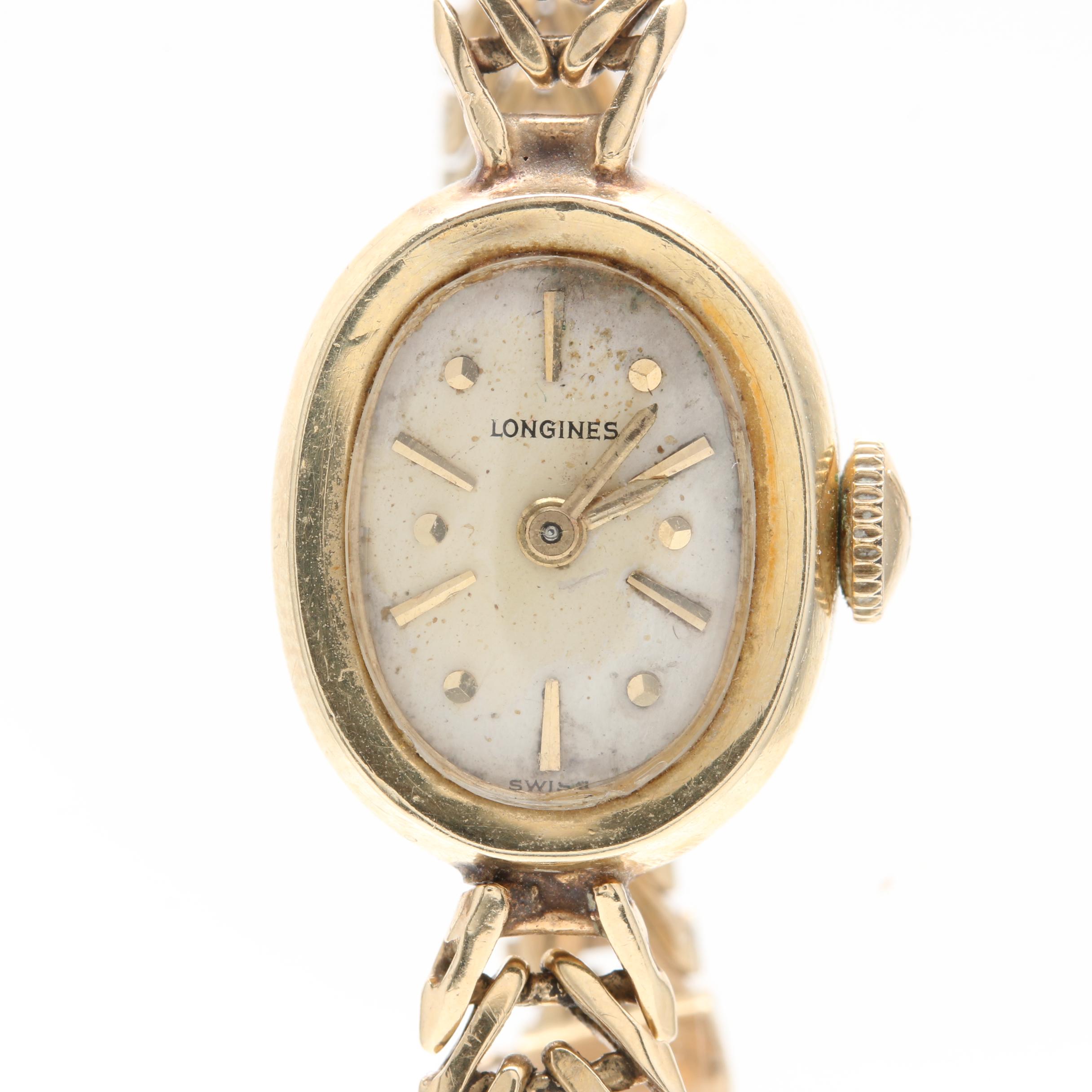 Vintage Longines 14K Yellow Gold Watch