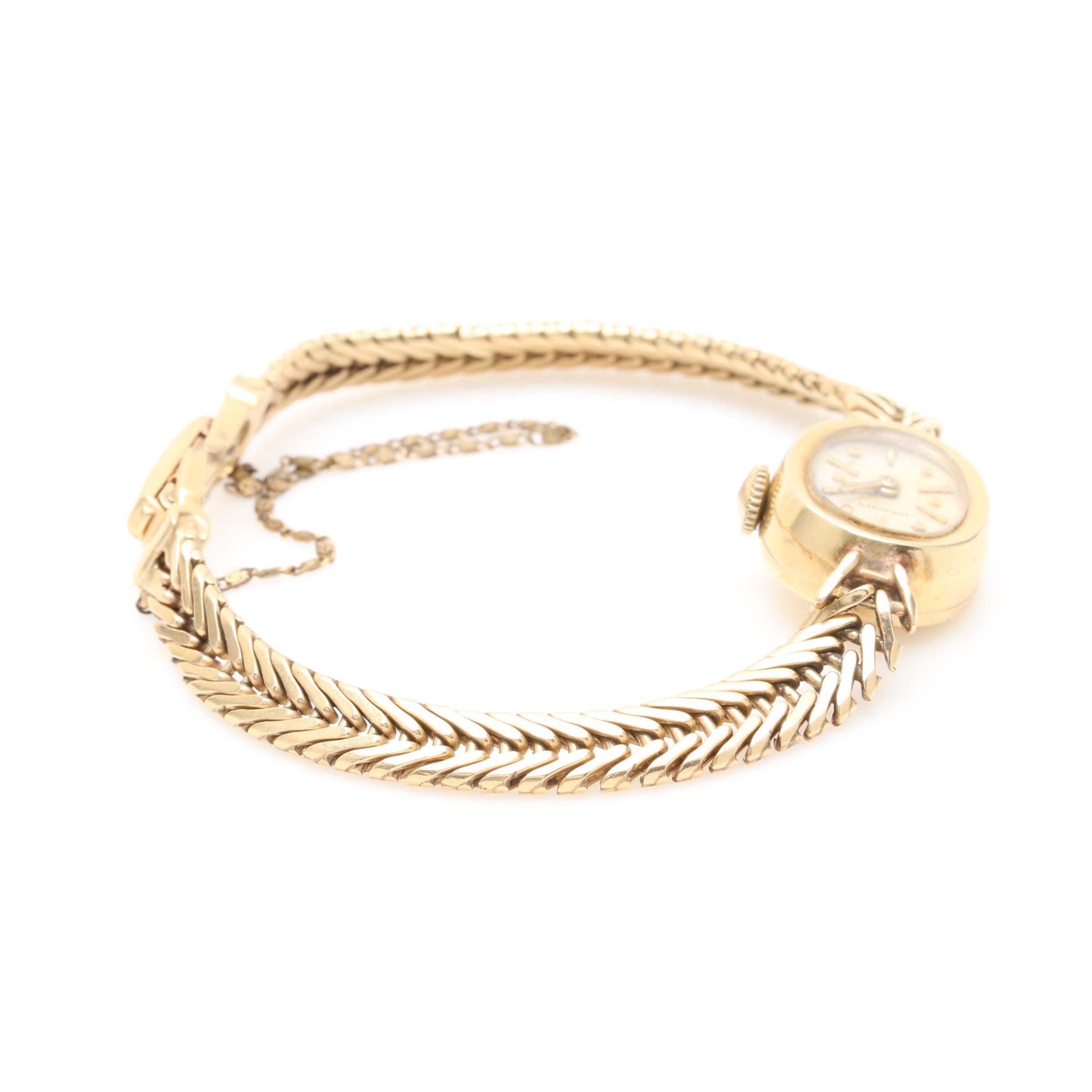 Vintage Longines 14K Yellow Gold Watch