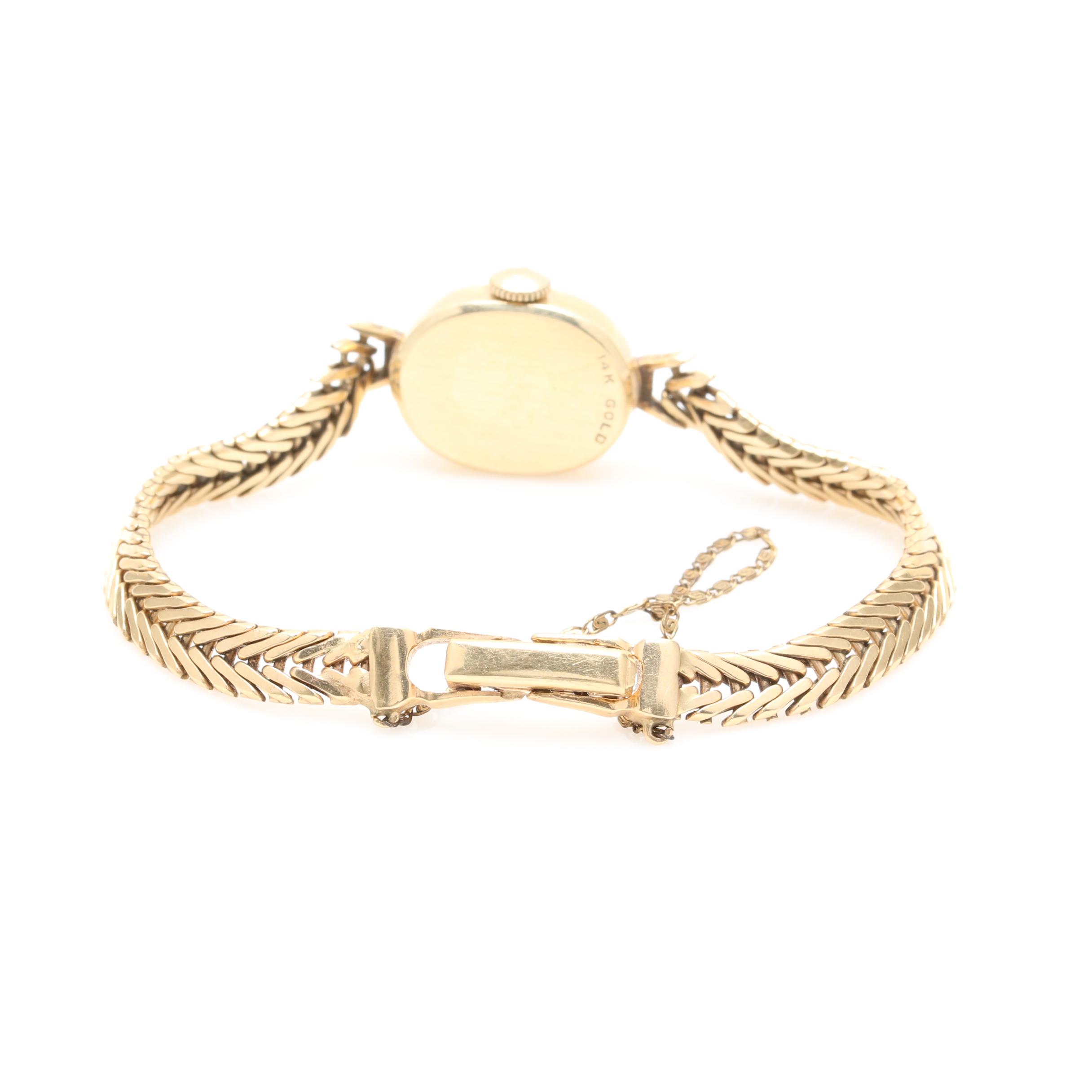 Vintage Longines 14K Yellow Gold Watch