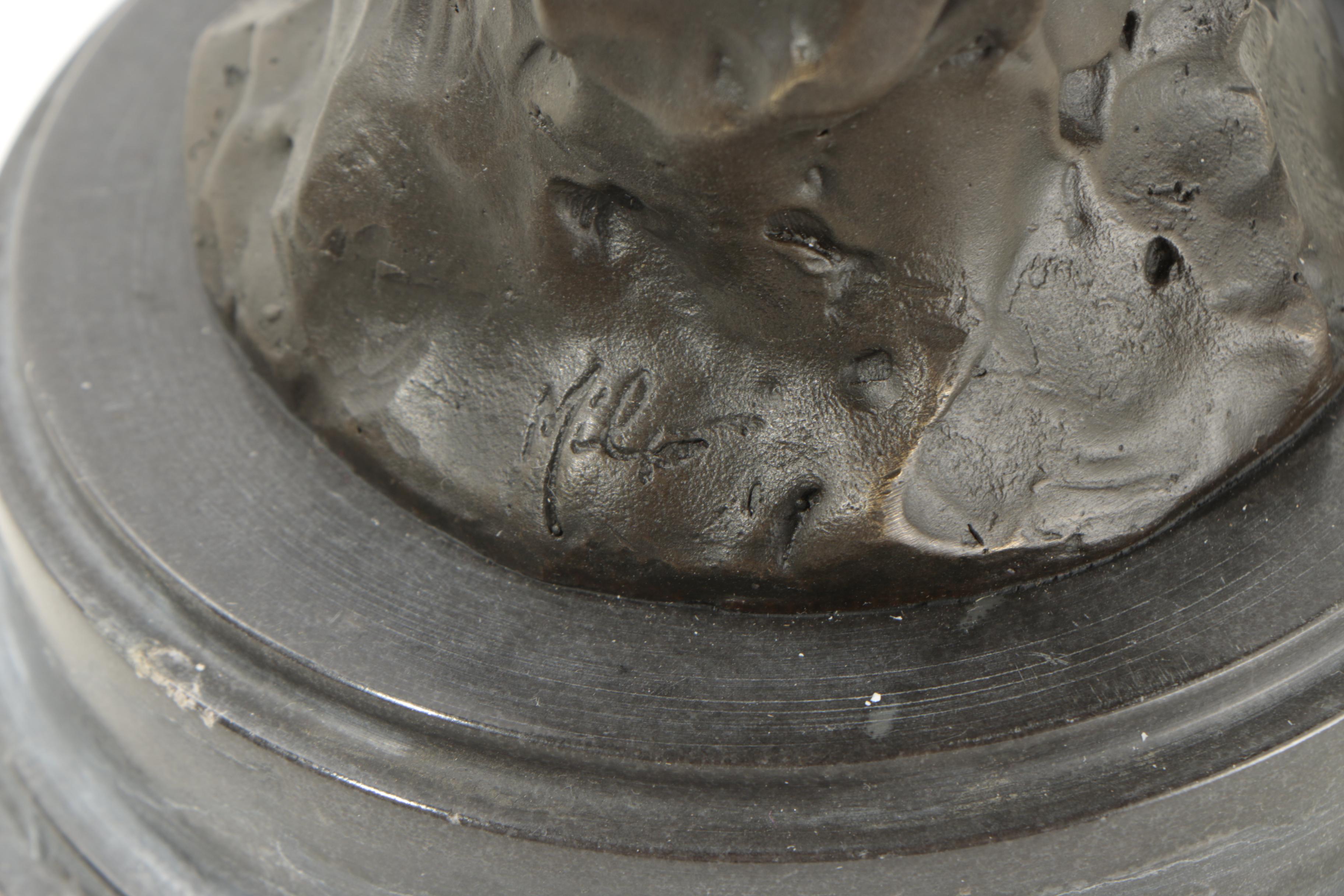 Brass Owl Sculpture After Milo