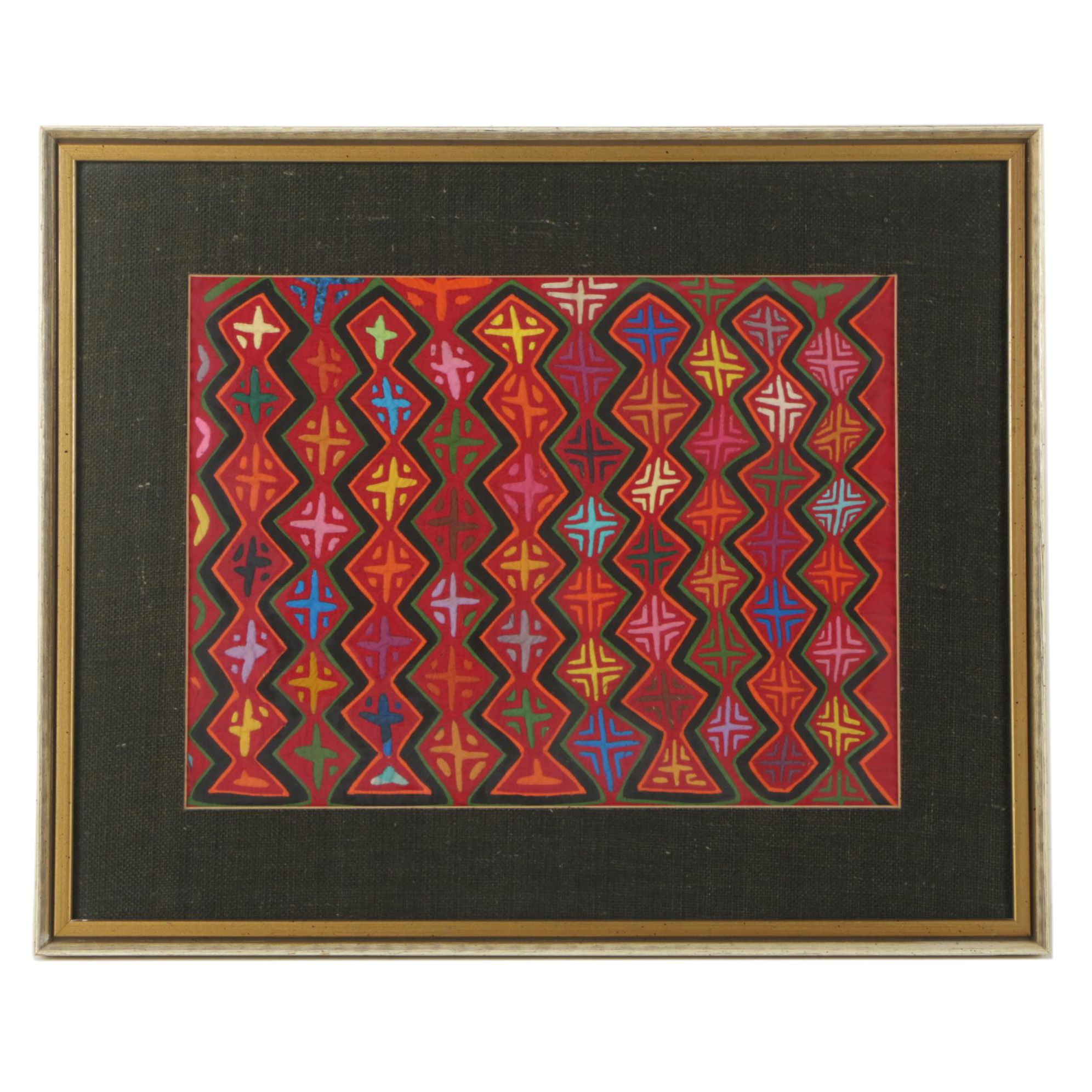 Guna Style Mola Textile