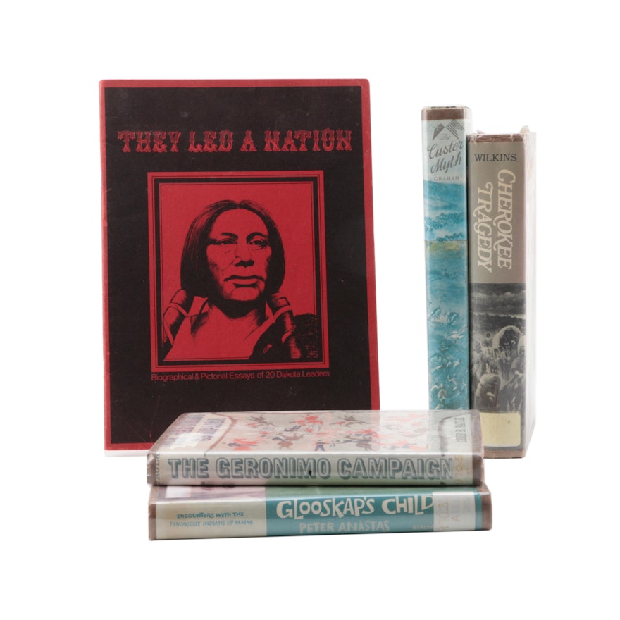 1969 "The Geronimo Campaign" and Other Books on Native American History