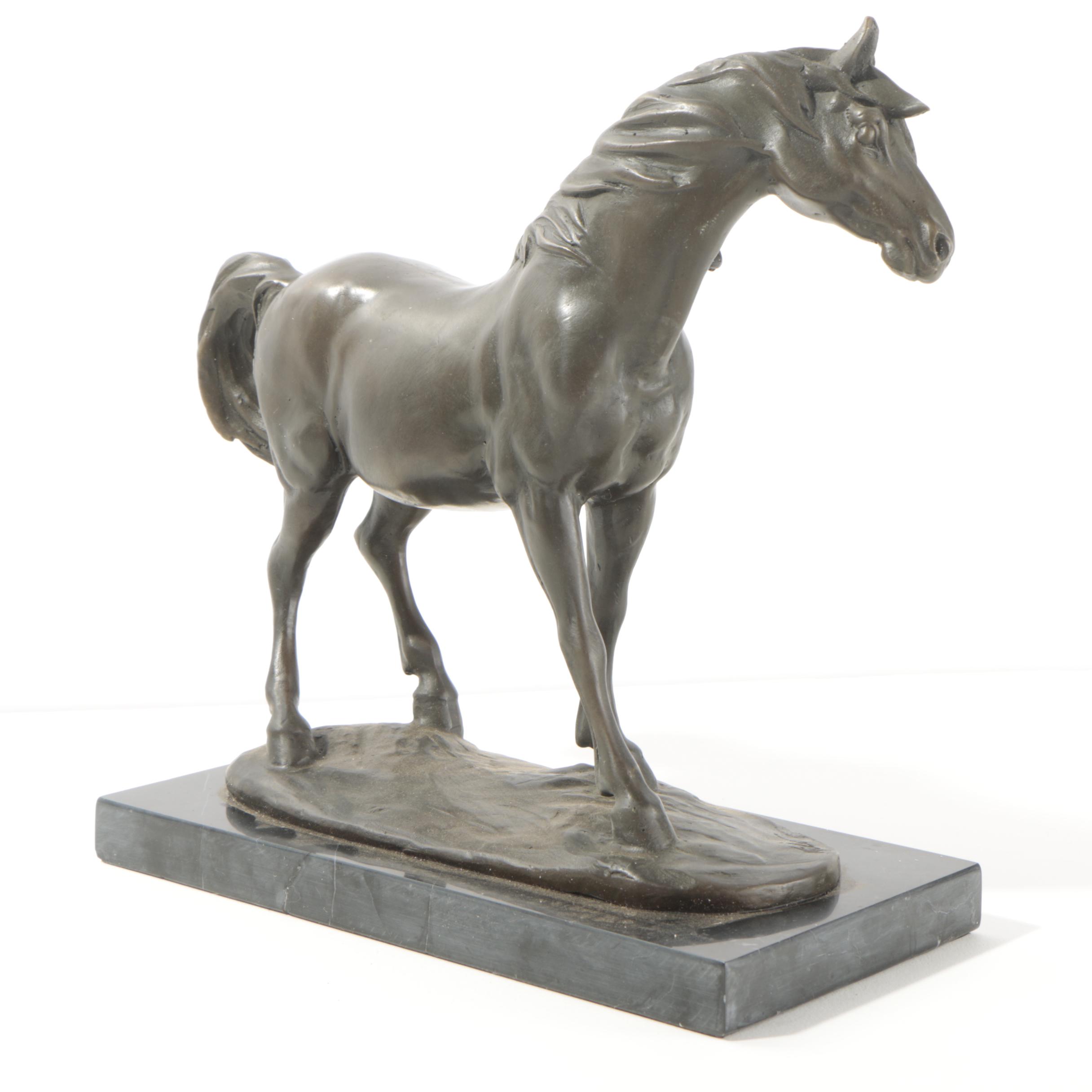 Milo Copper Alloy Horse Sculpture