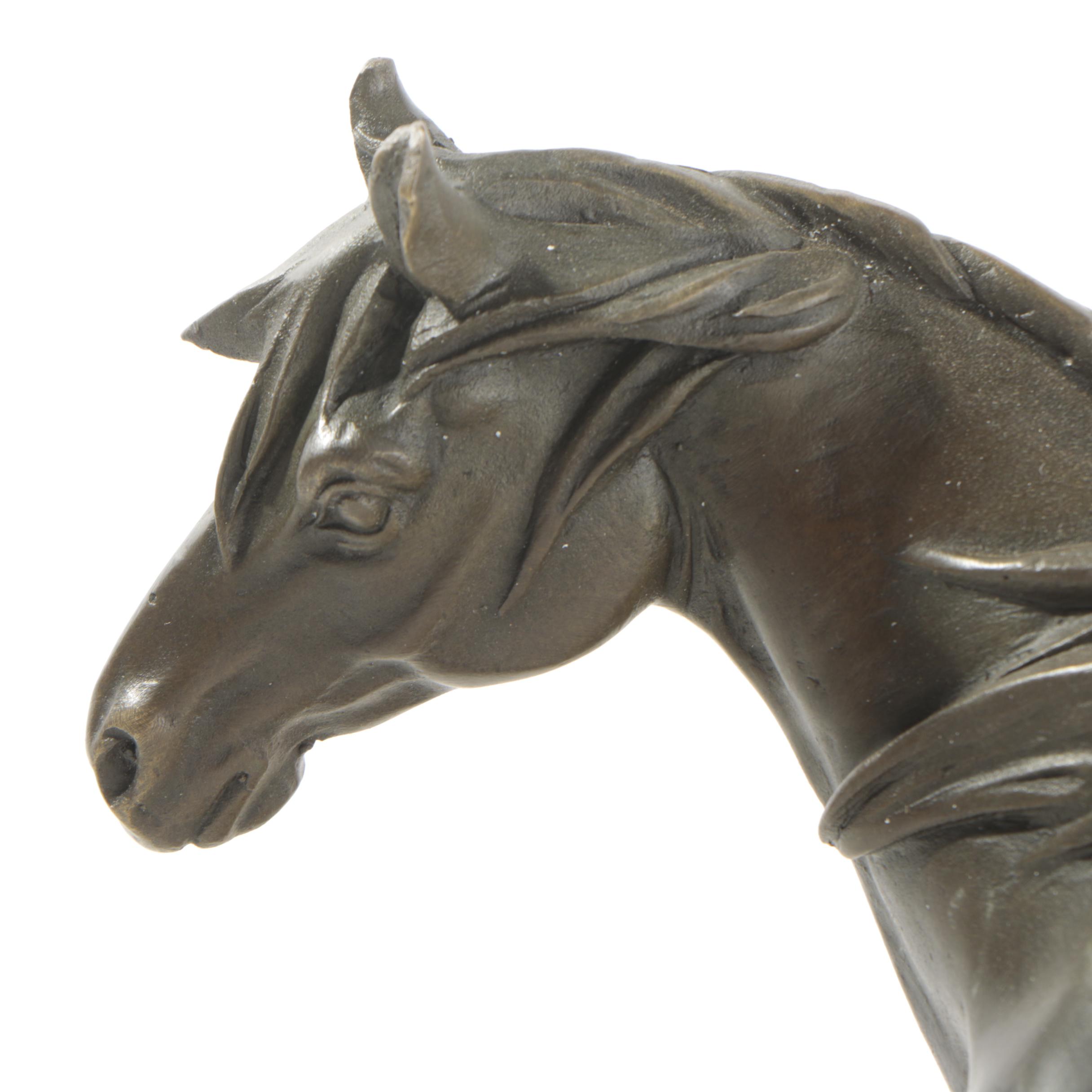 Milo Copper Alloy Horse Sculpture